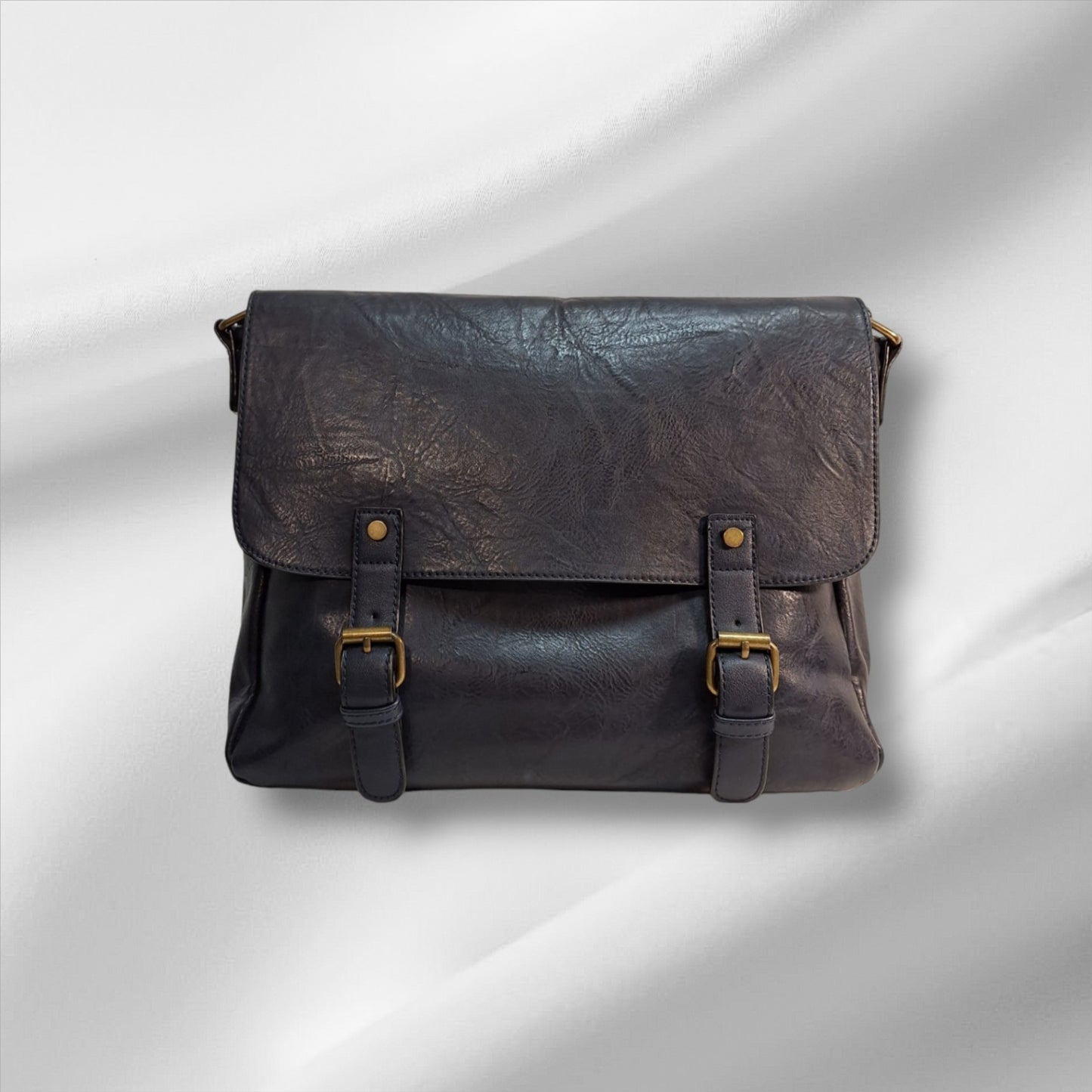 Umhängetasche Leder Dunkelblau