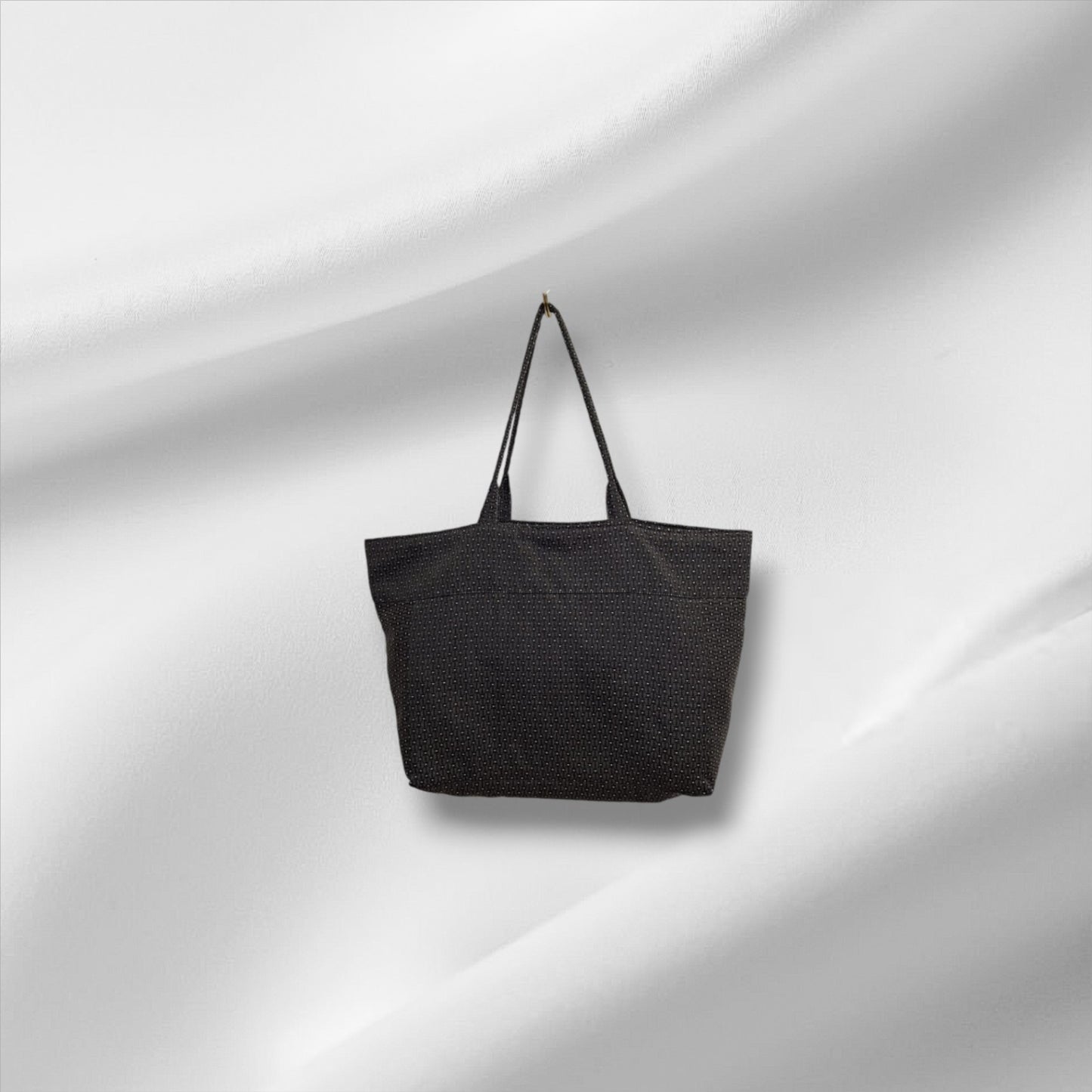 Shopper Grau mit Punkten