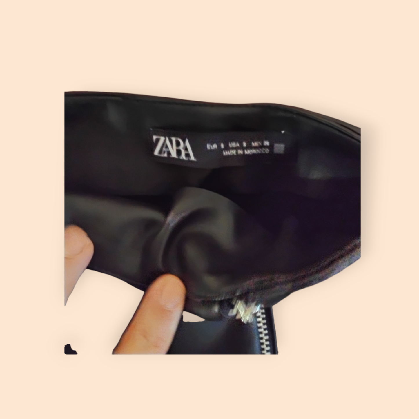 Zara Minirock S Schwarz