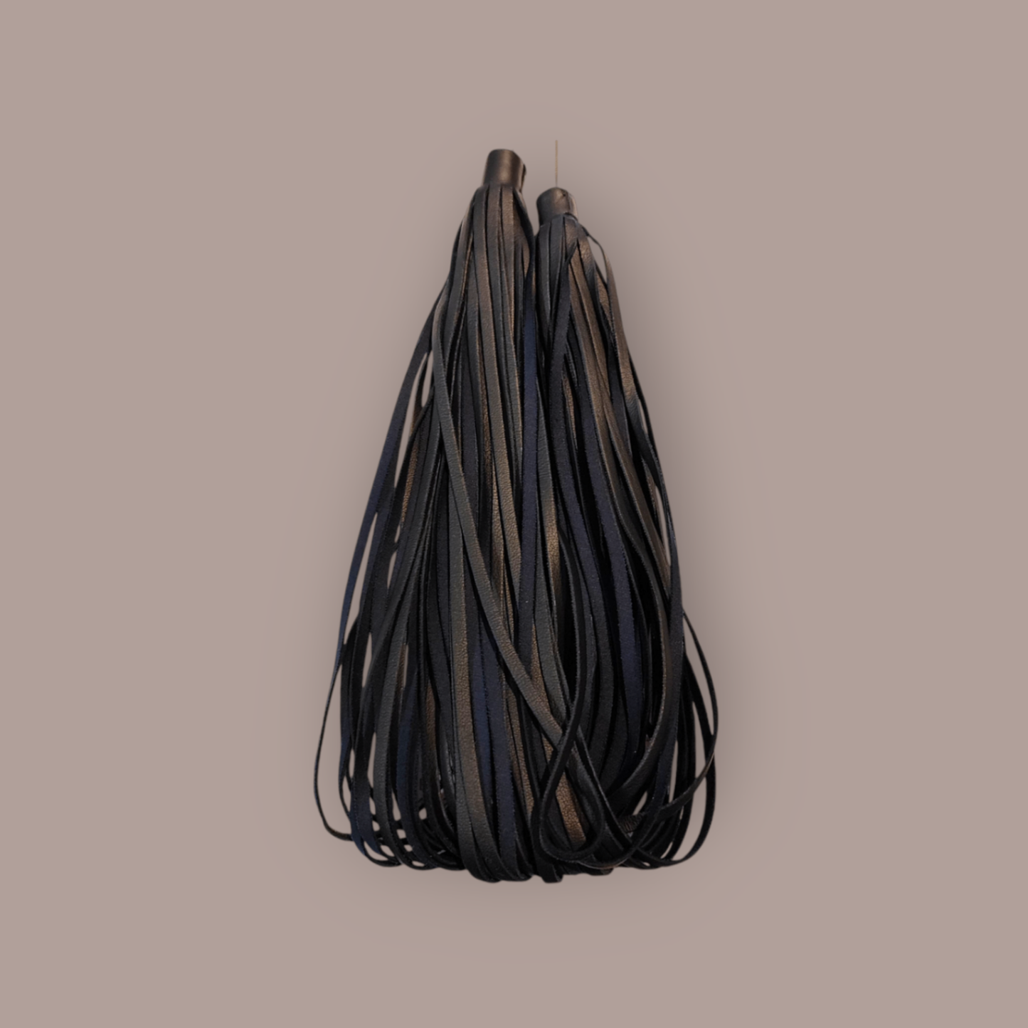 Lederimitat Halskette Schwarz