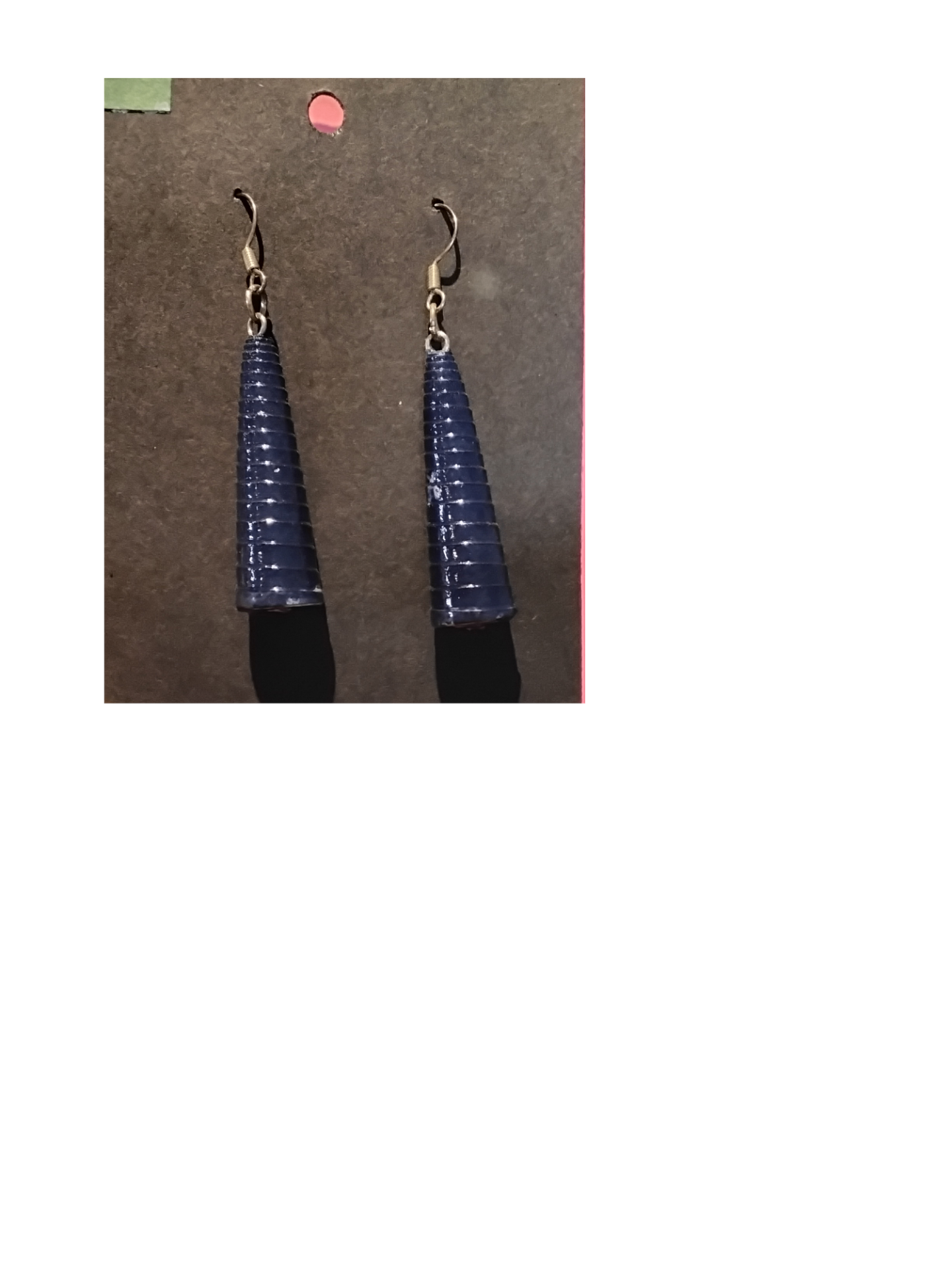 B Impuls Ohrringe Blau