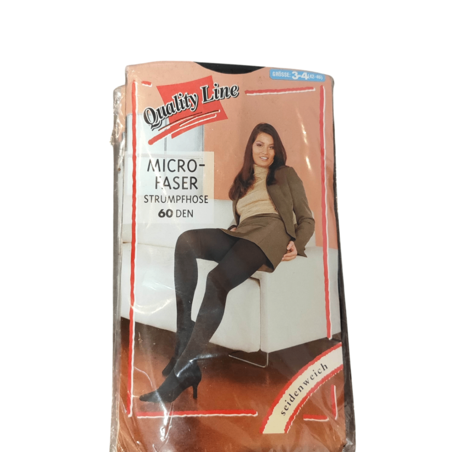 Quality Line Strumpfh. L Schwarz