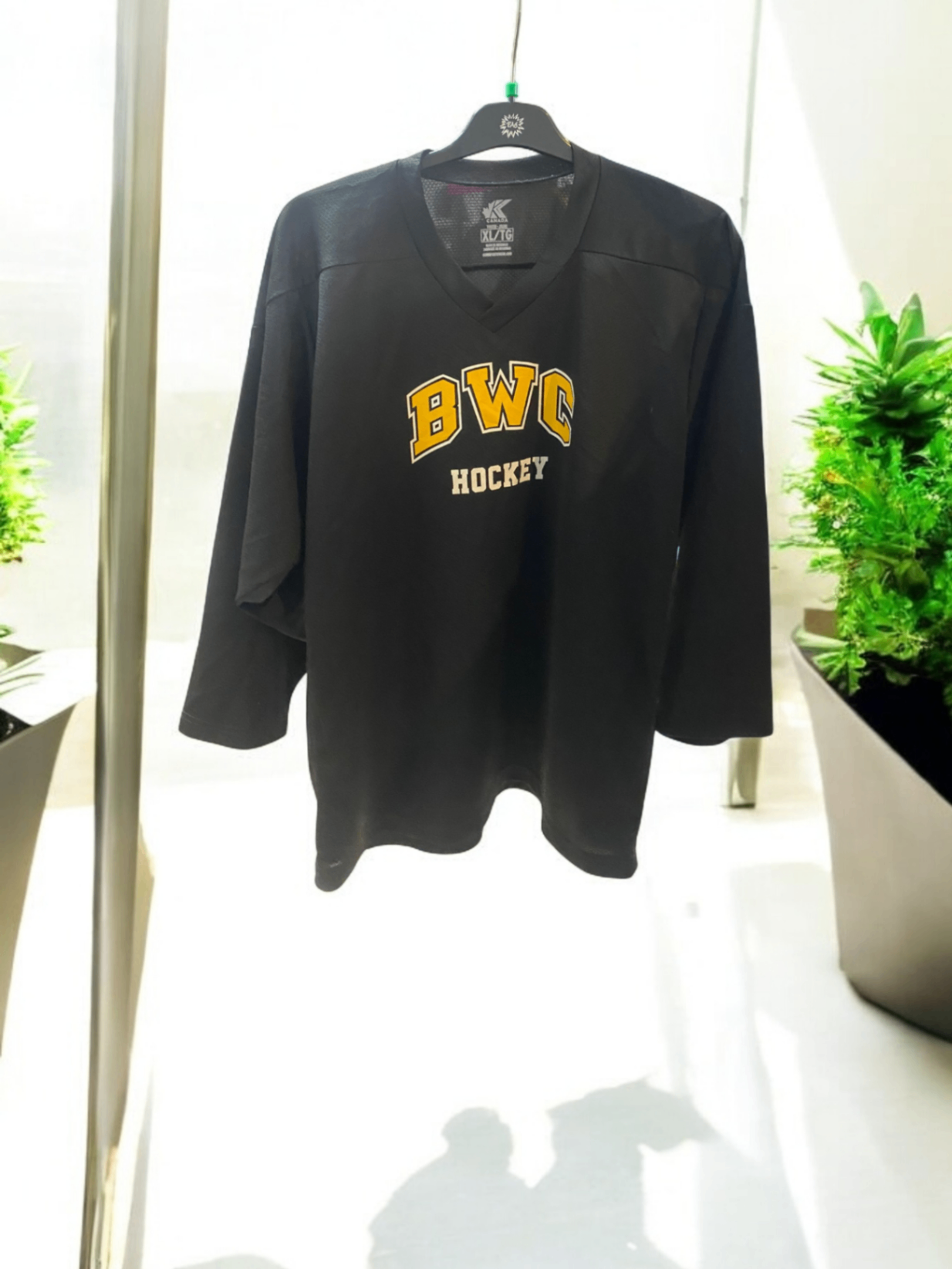 Hockey-Trikot XL Schwarz