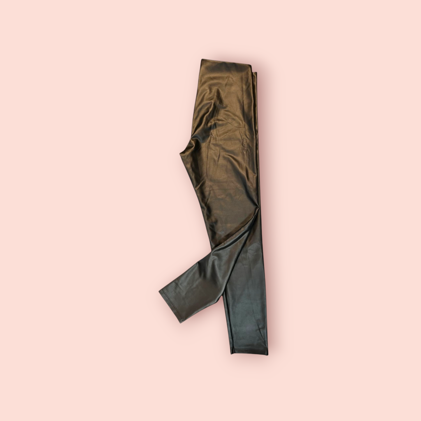 Tezenis Lederleggings XL Schwarz