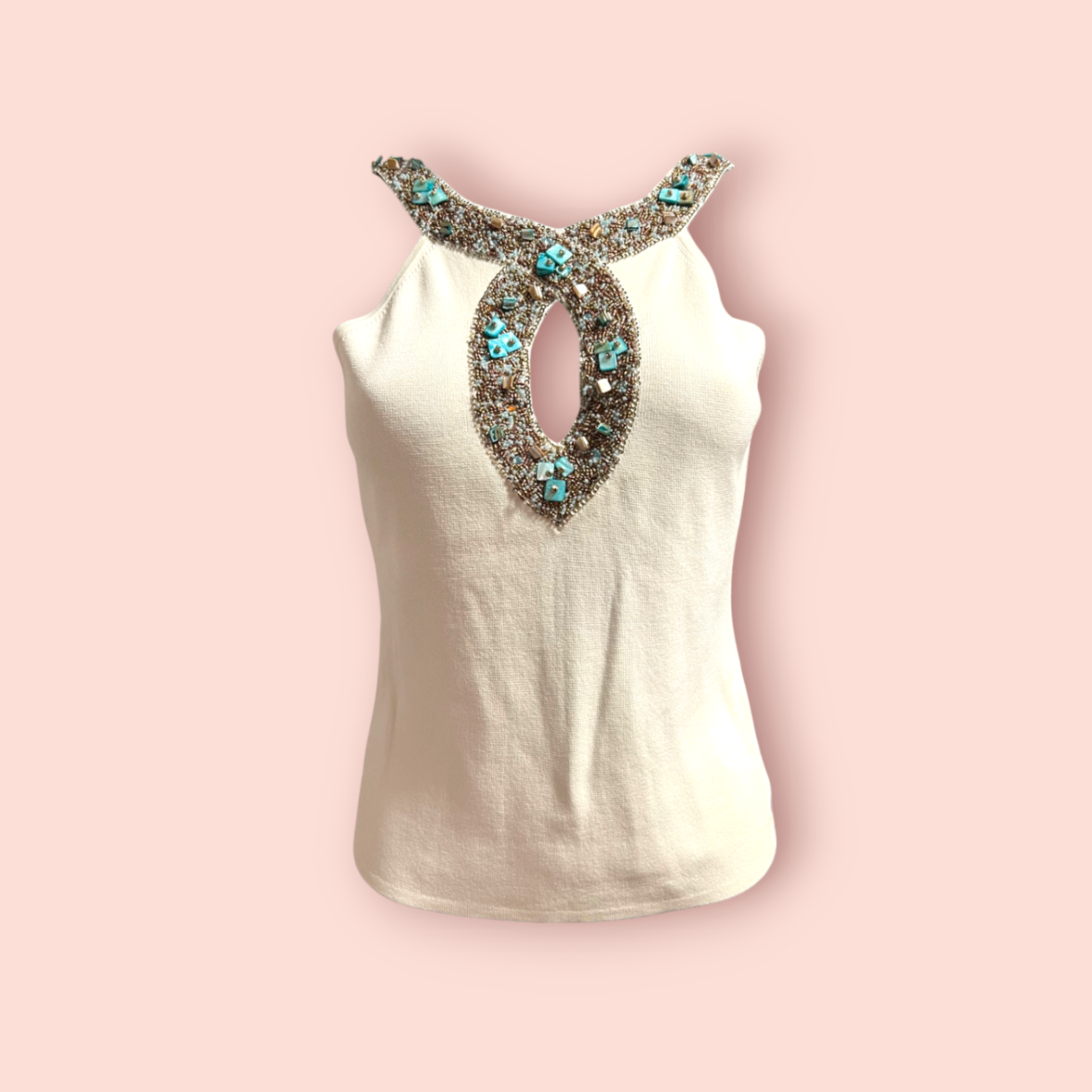 Leo Guy Top L/XL Weiß/Bunt