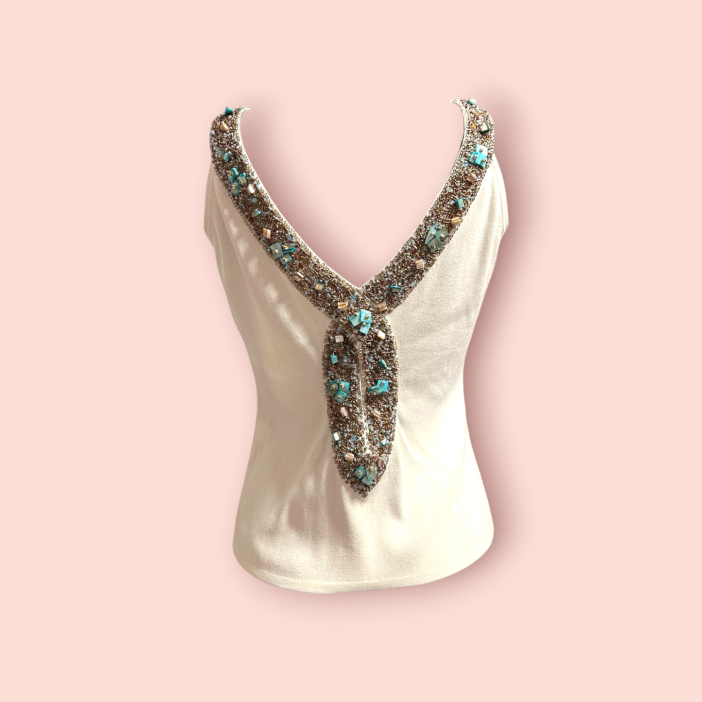 Leo Guy Top L/XL Weiß/Bunt