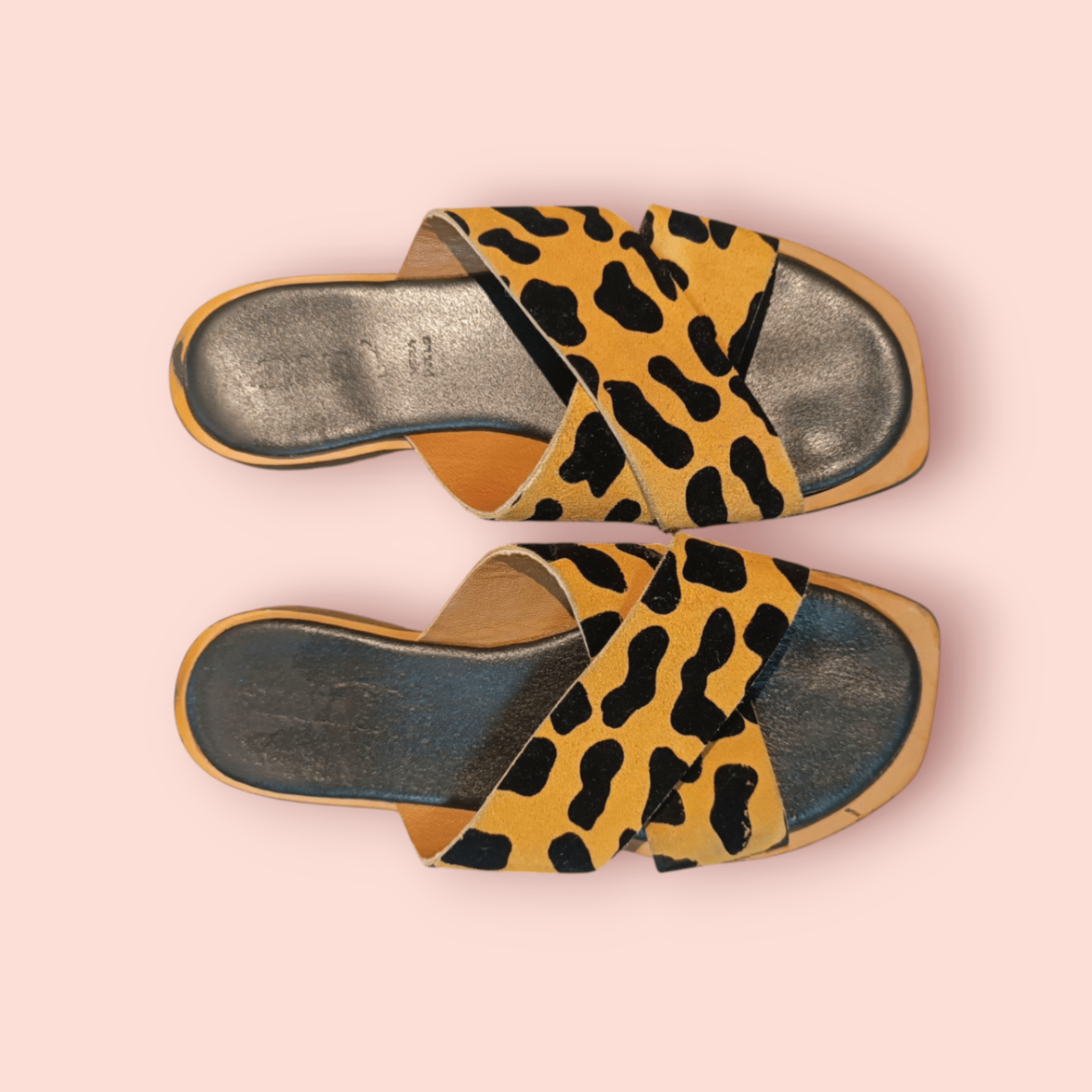 Nana Sandalen 36 Leopardenmuster