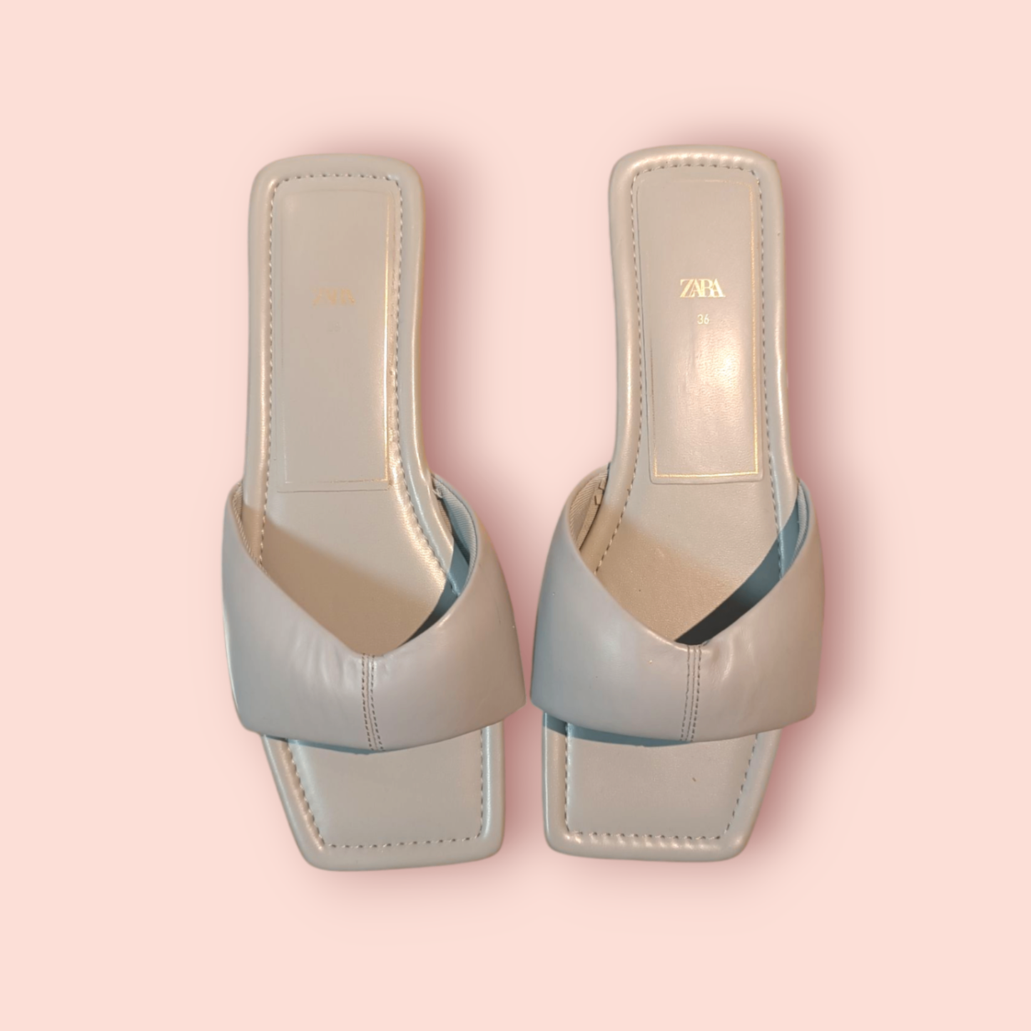 Zara Sandalen 36 Beige