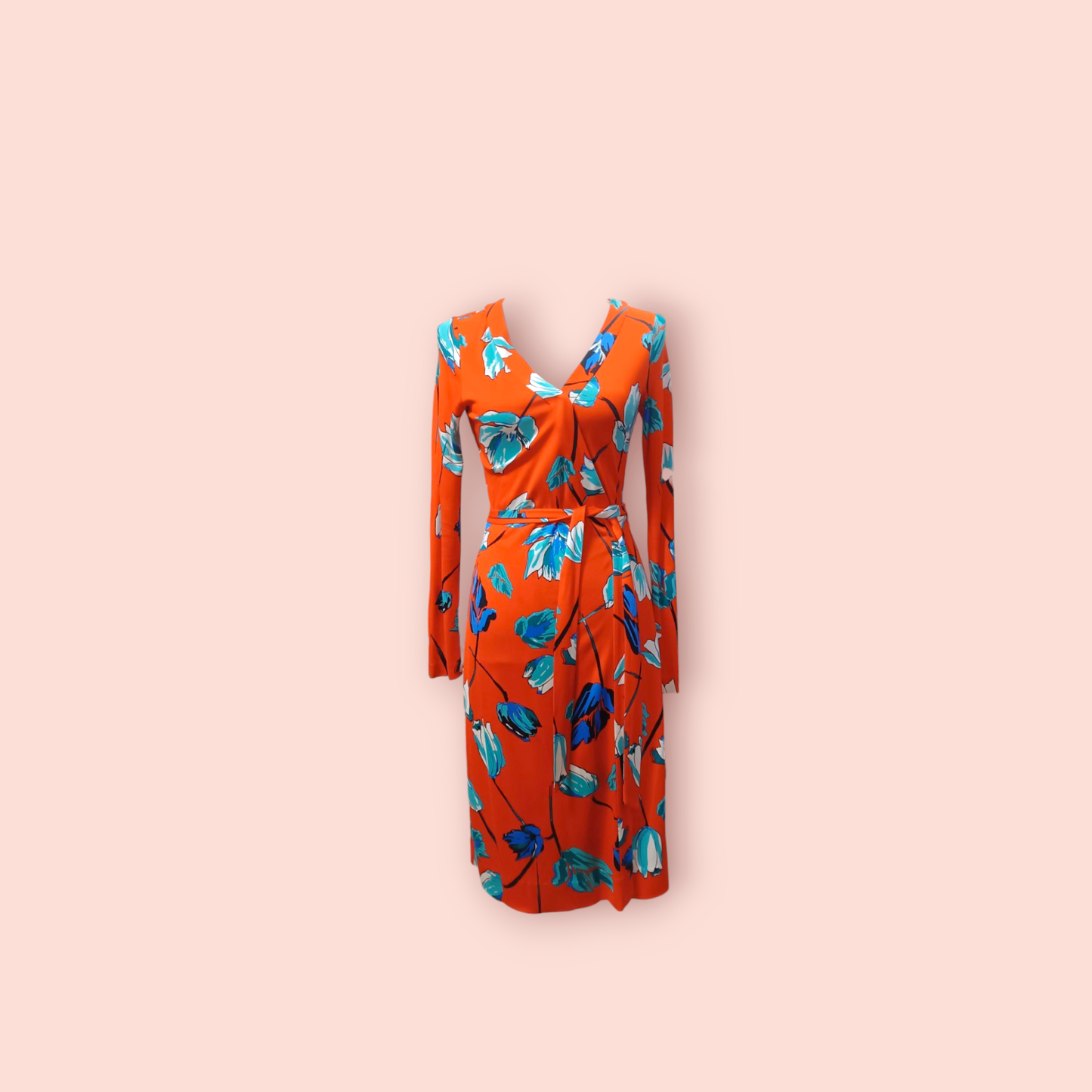 Diane von Fürstenberg Kleid S Orange