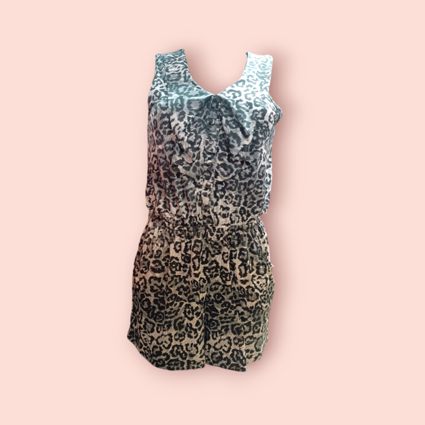 Mangano Jumpsuit M Schwarz und Beige