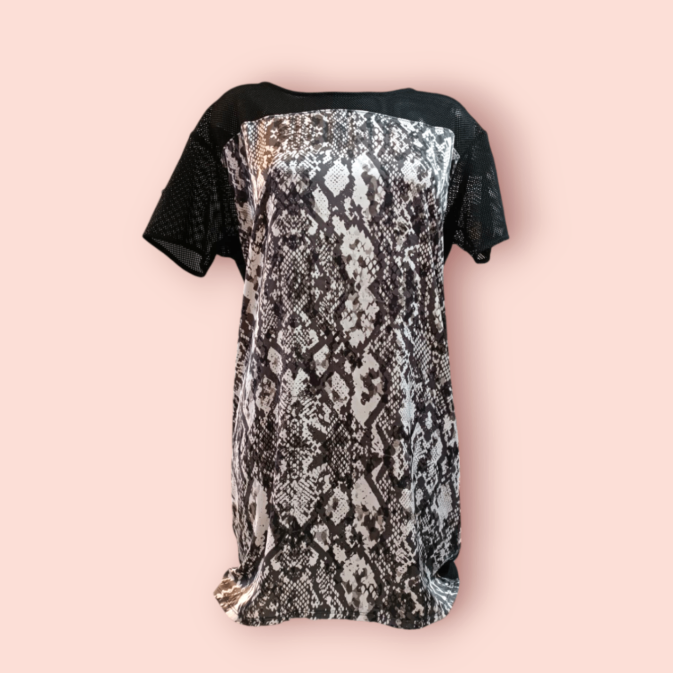 Calvin Klein Jeans Kleid M Schwarz-Weiß