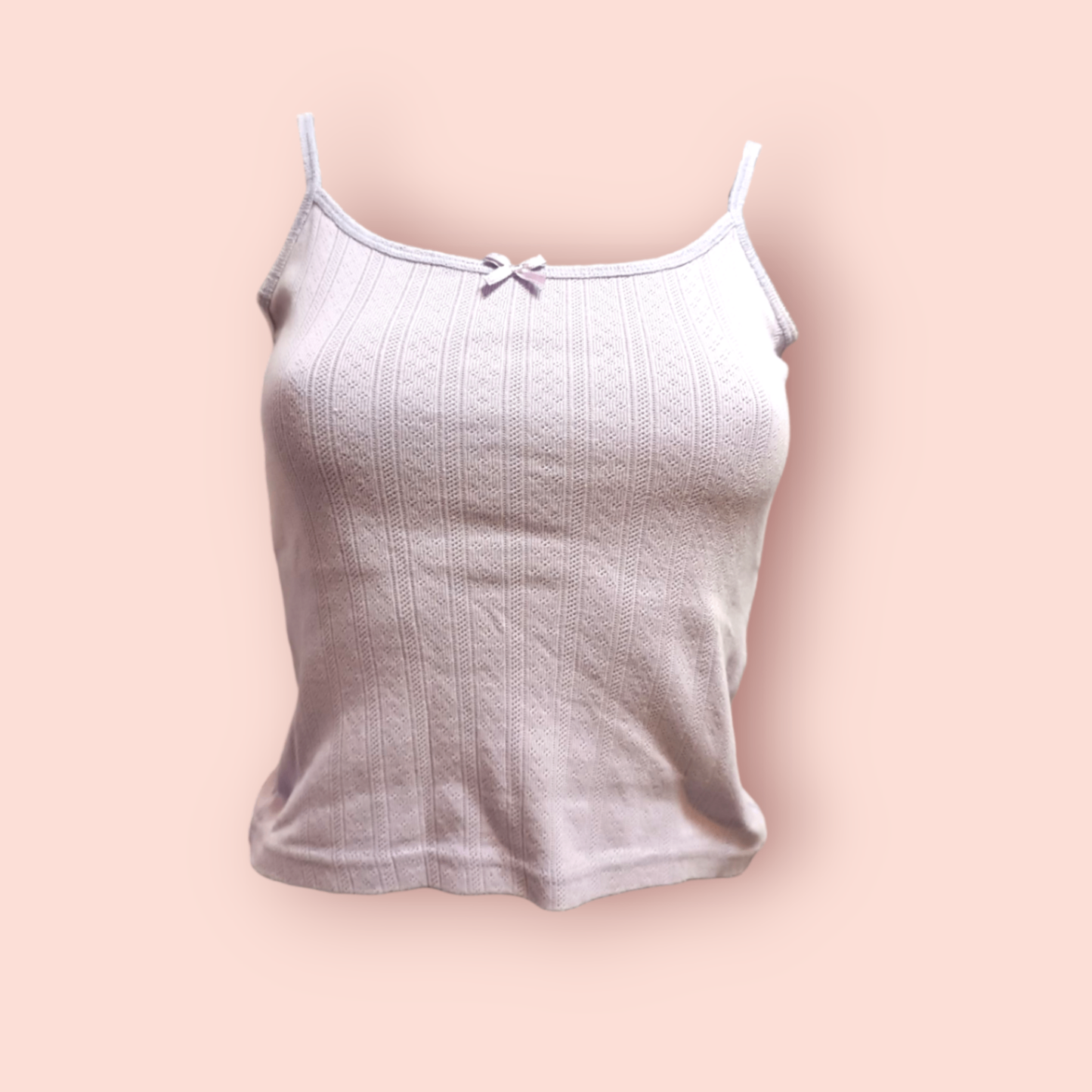 Yessica Cardigan und Spaghetti-Top S Lila