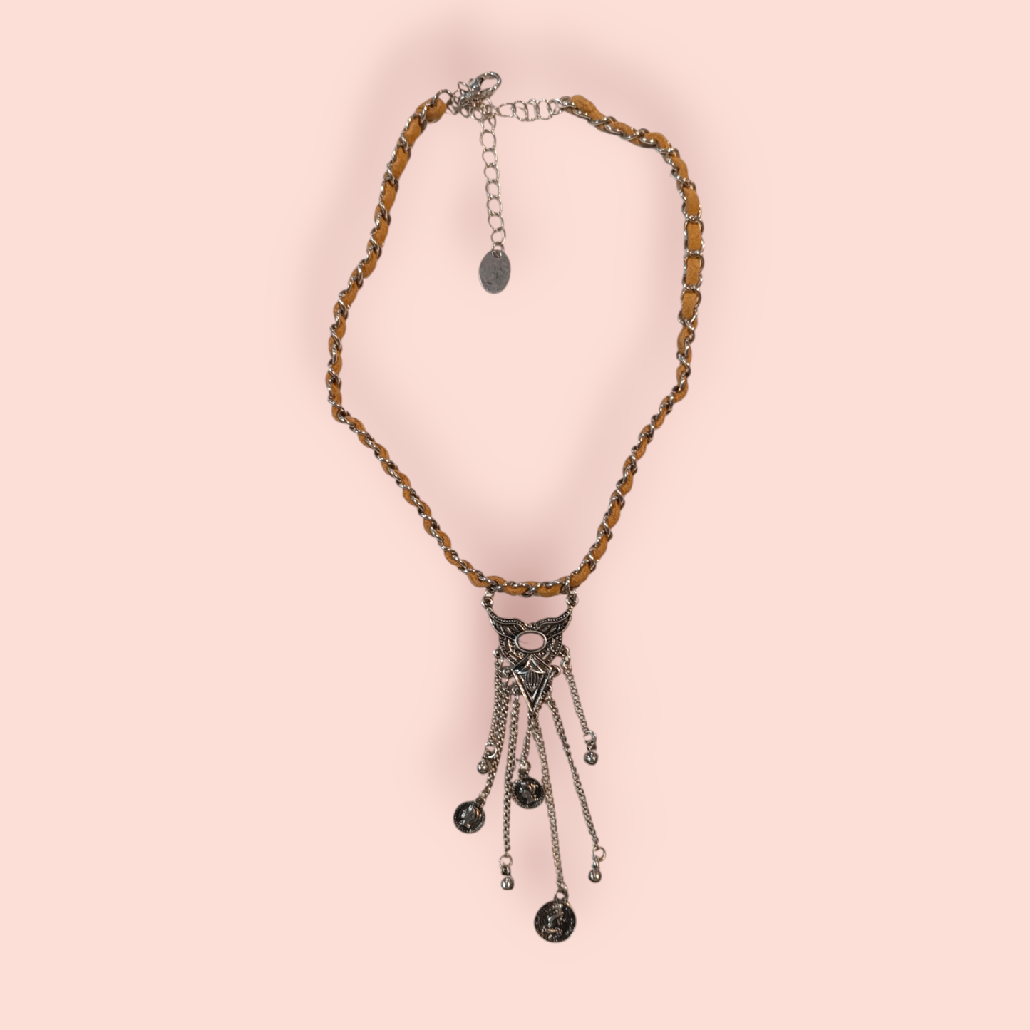 Claire's Halskette Braun und Silber