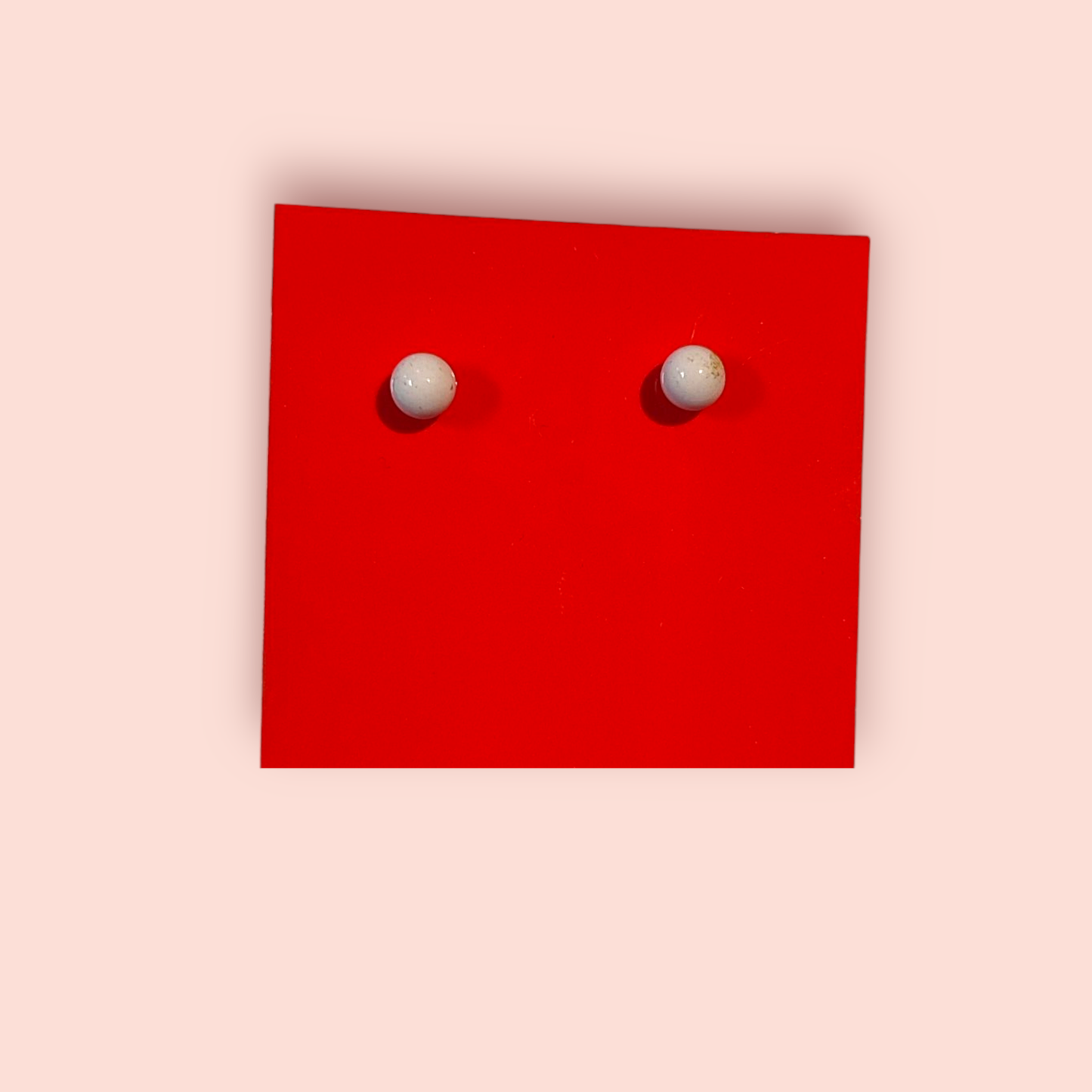 Ohrringe Weiße Perlen