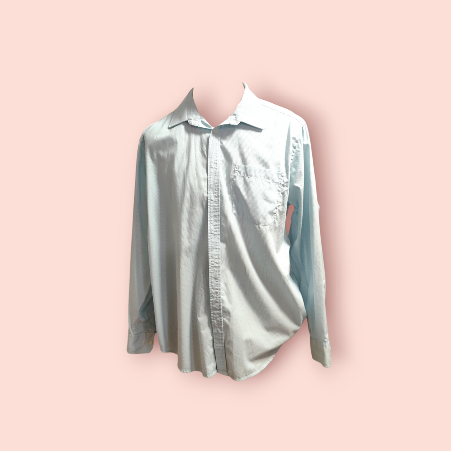 C&A Hemd 44 Blau gestreift