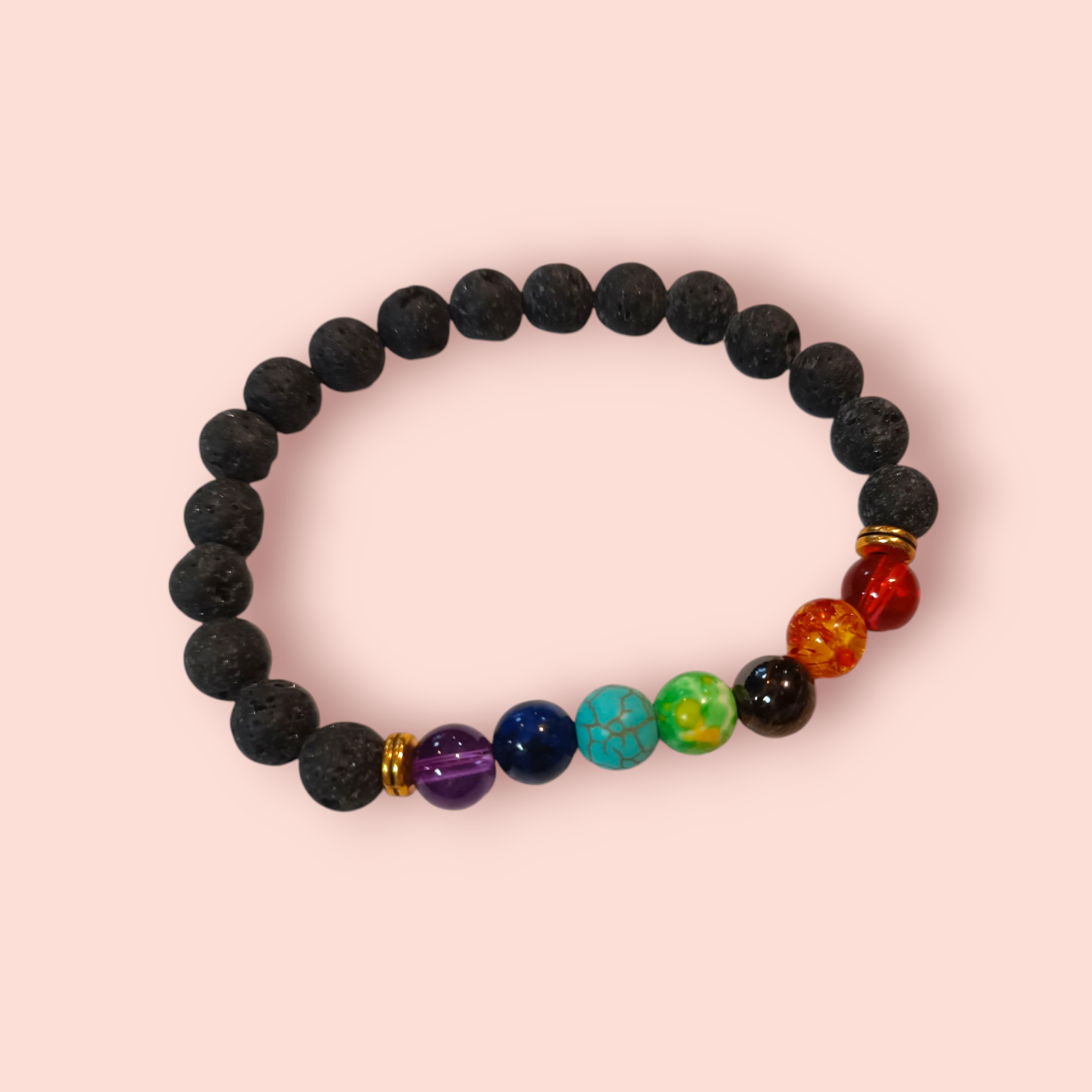 Armband Schwarz und bunt