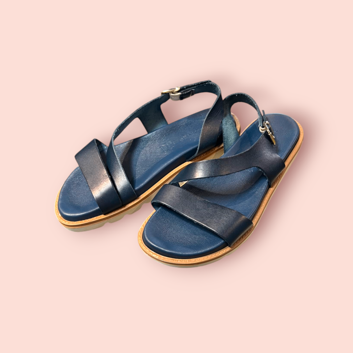 Salamander Ledersandalen 38 Blau