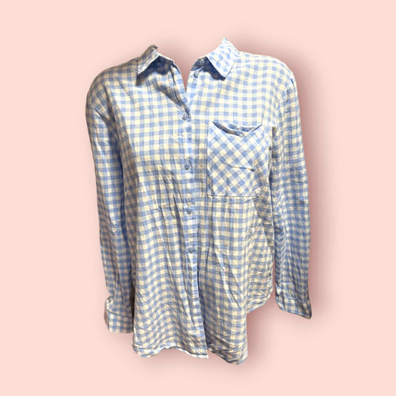 Infinity Hemd 42 Blau und Weiß