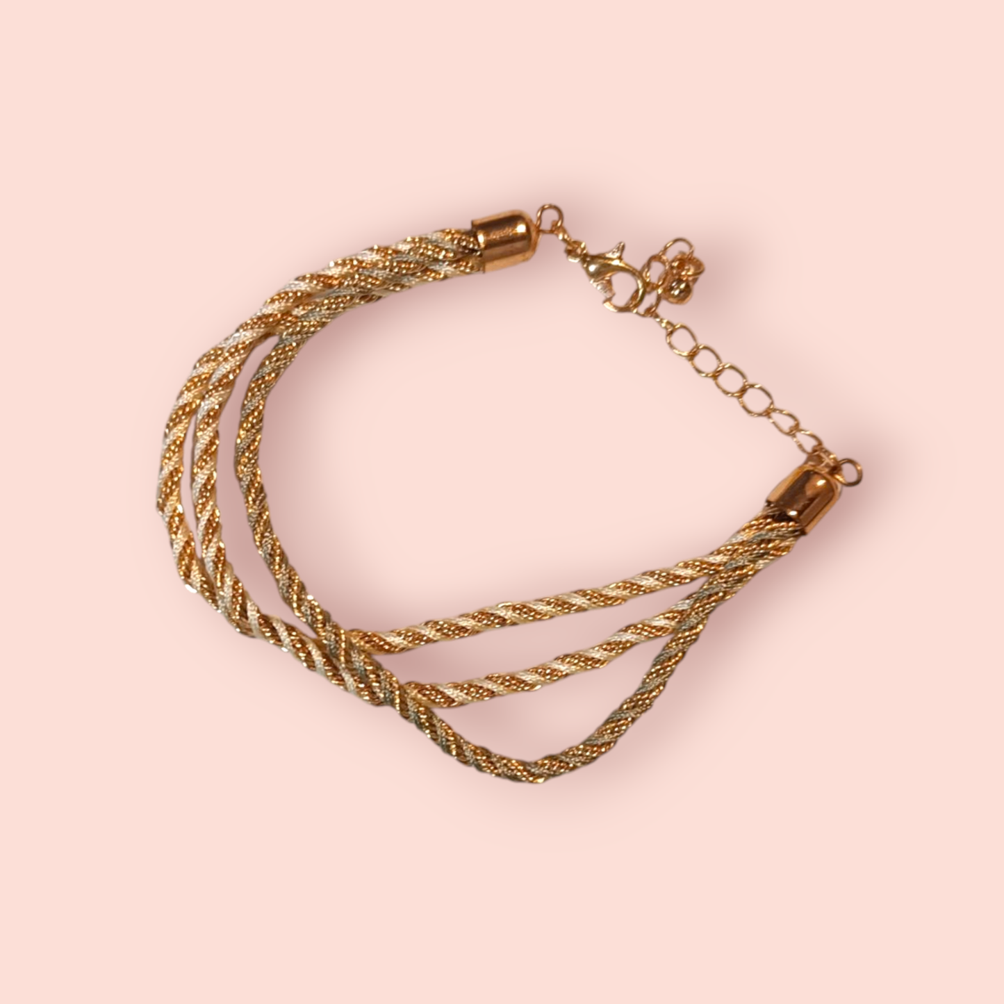 Armband Gold, Weiß, Metallgrün