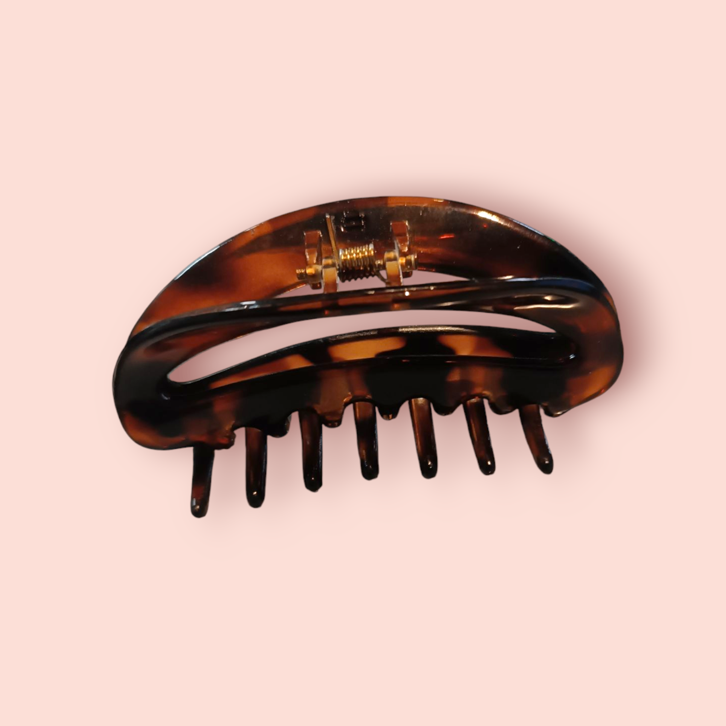 Haarspange Braun mit tortoisemuster