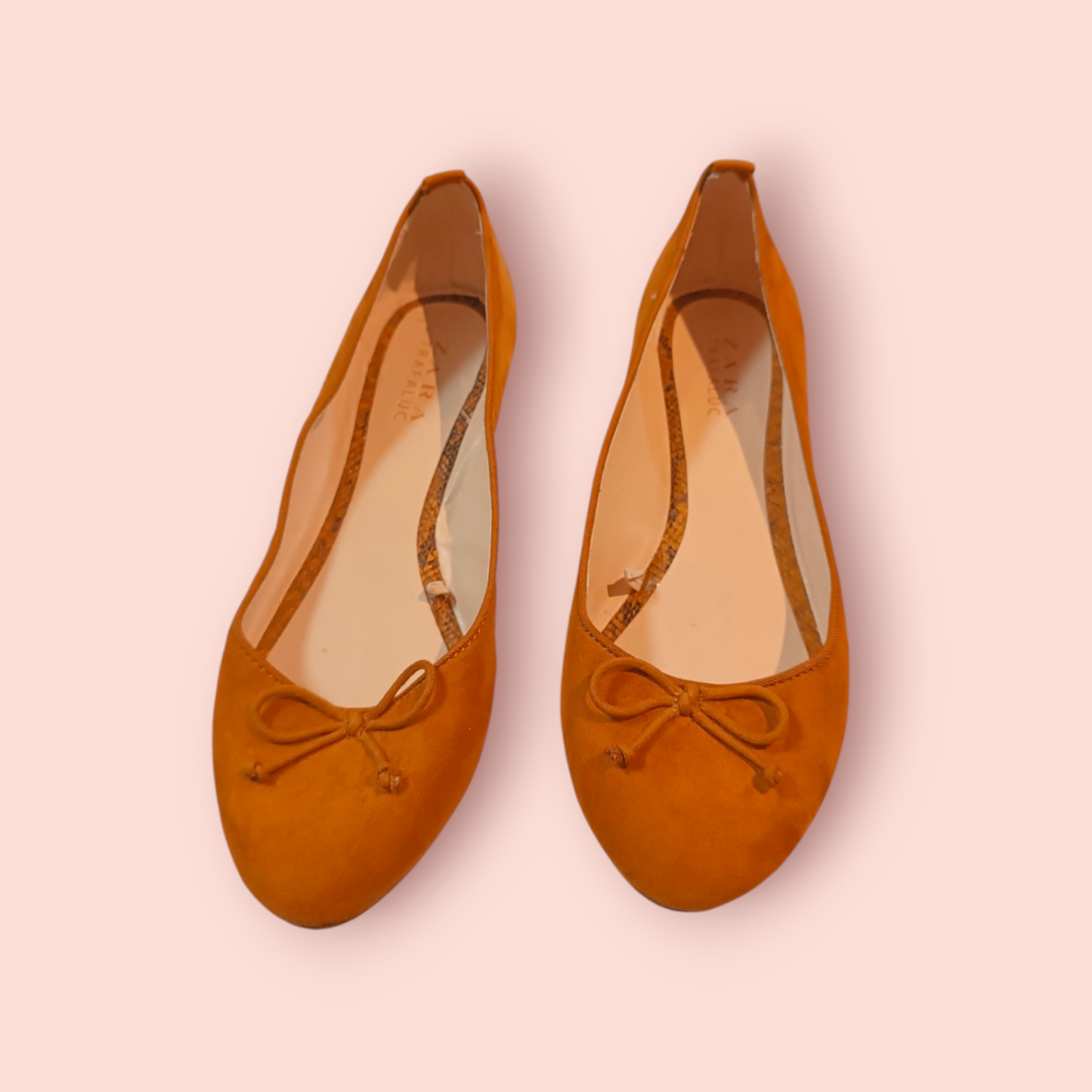 Zara Trafaluc Ballerinas 37 Braun