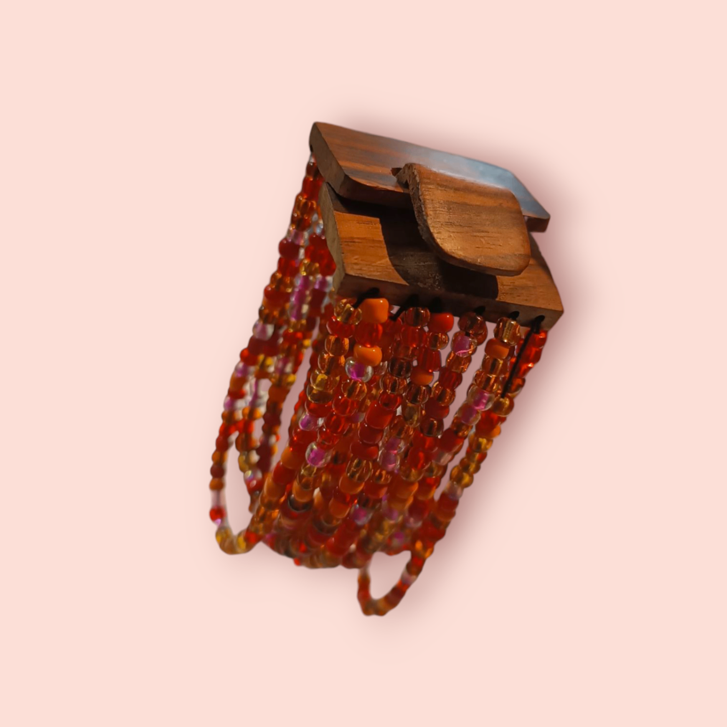 Armband Perlen in warmen Farbe