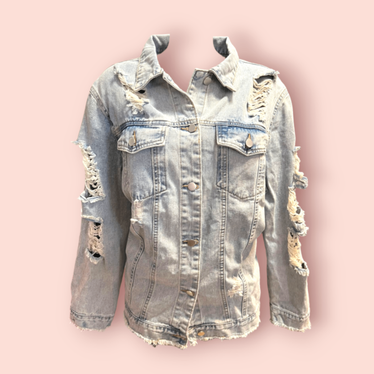 Shein Jeansjacke XS Hellblau