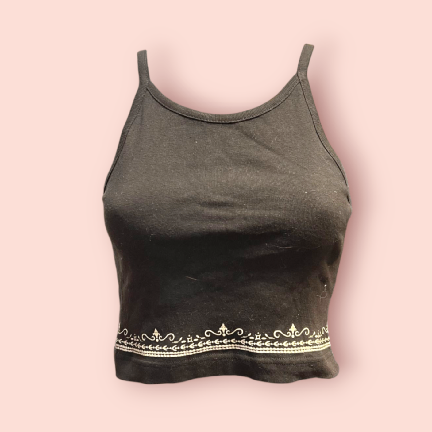 Fishbone Top M Schwarz