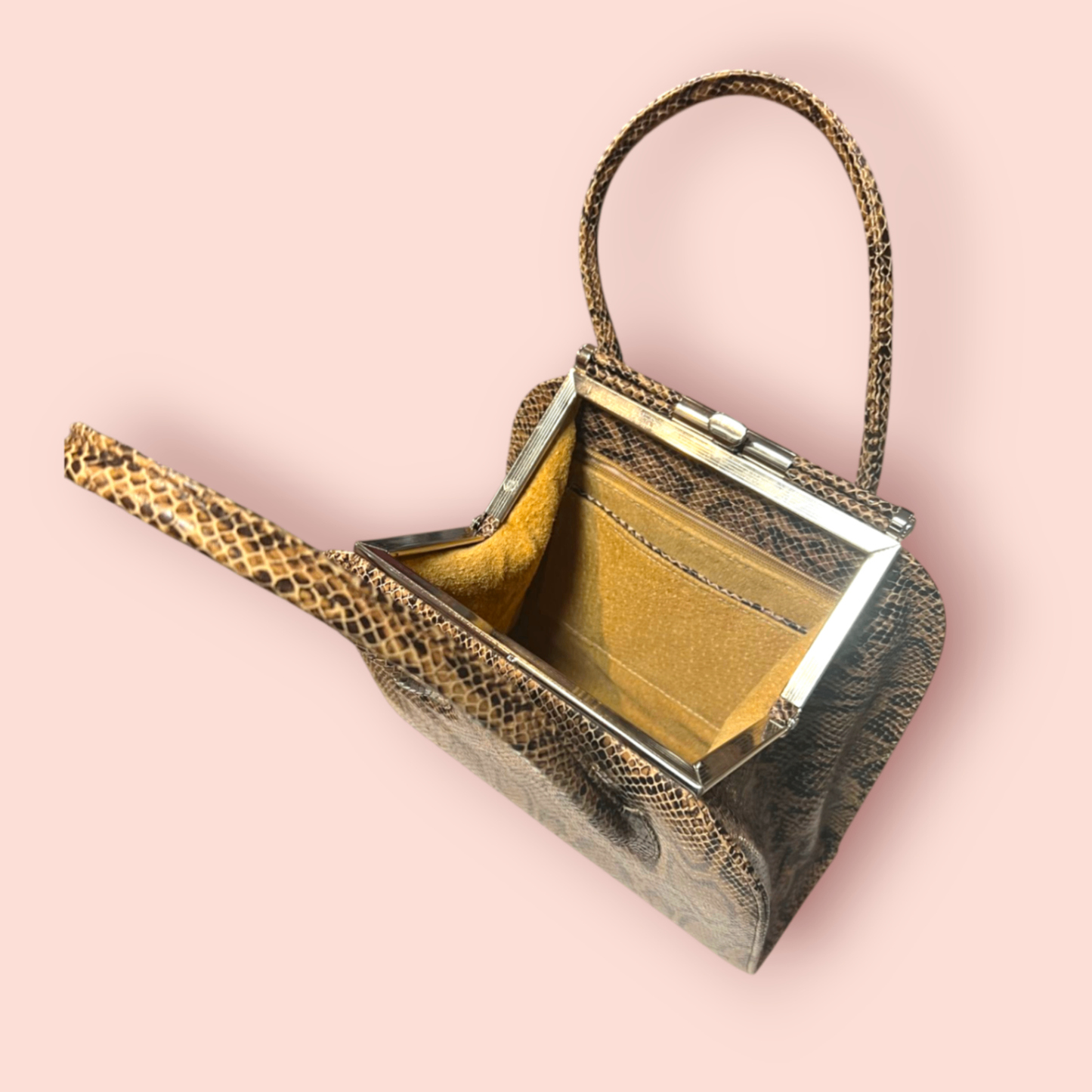 Handtasche Pythonleder