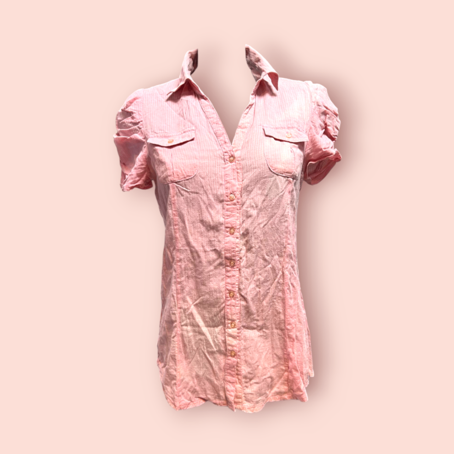 Nuopai Hemdblusenkleid XXL Rosa