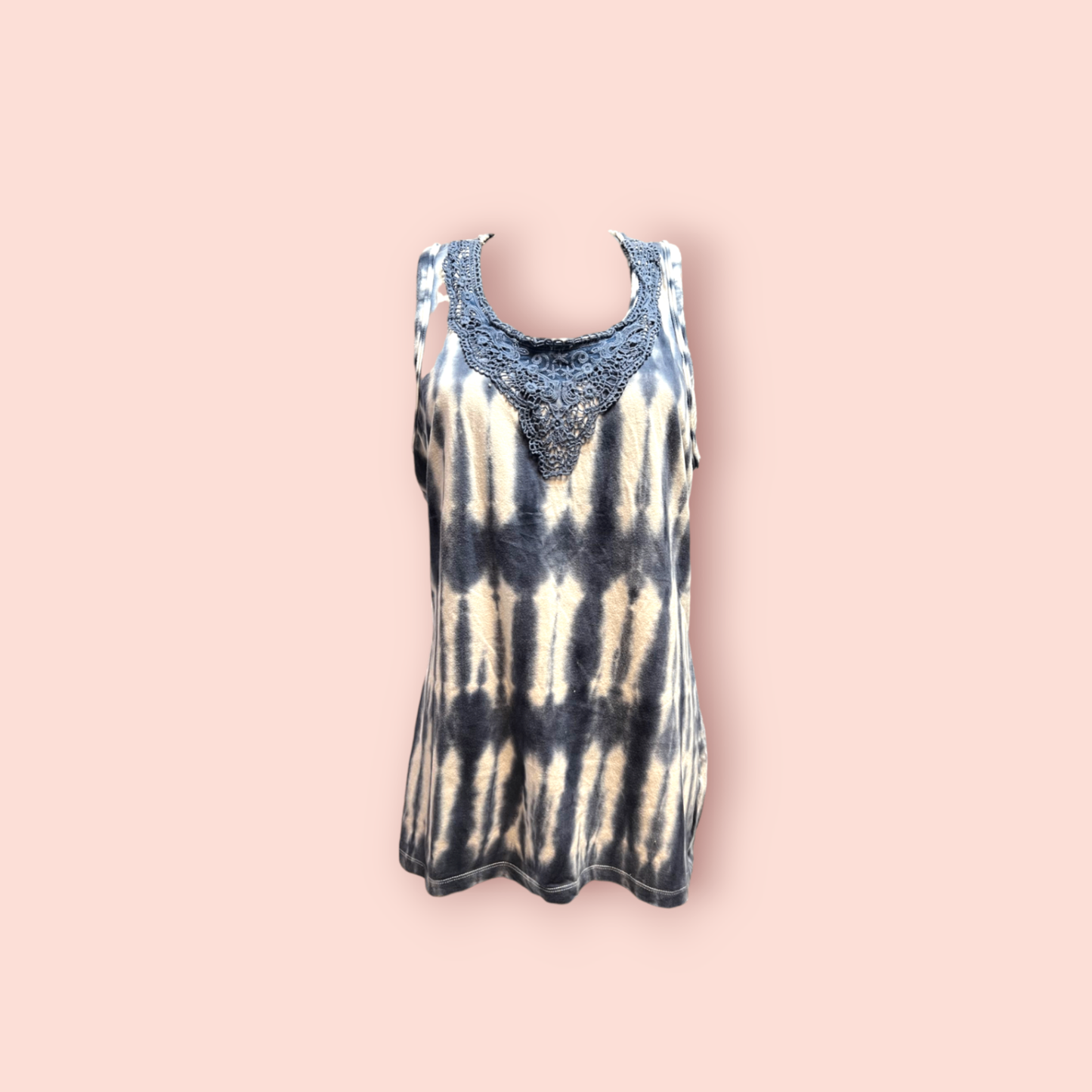 Okay Top XXL Blau und Weiß