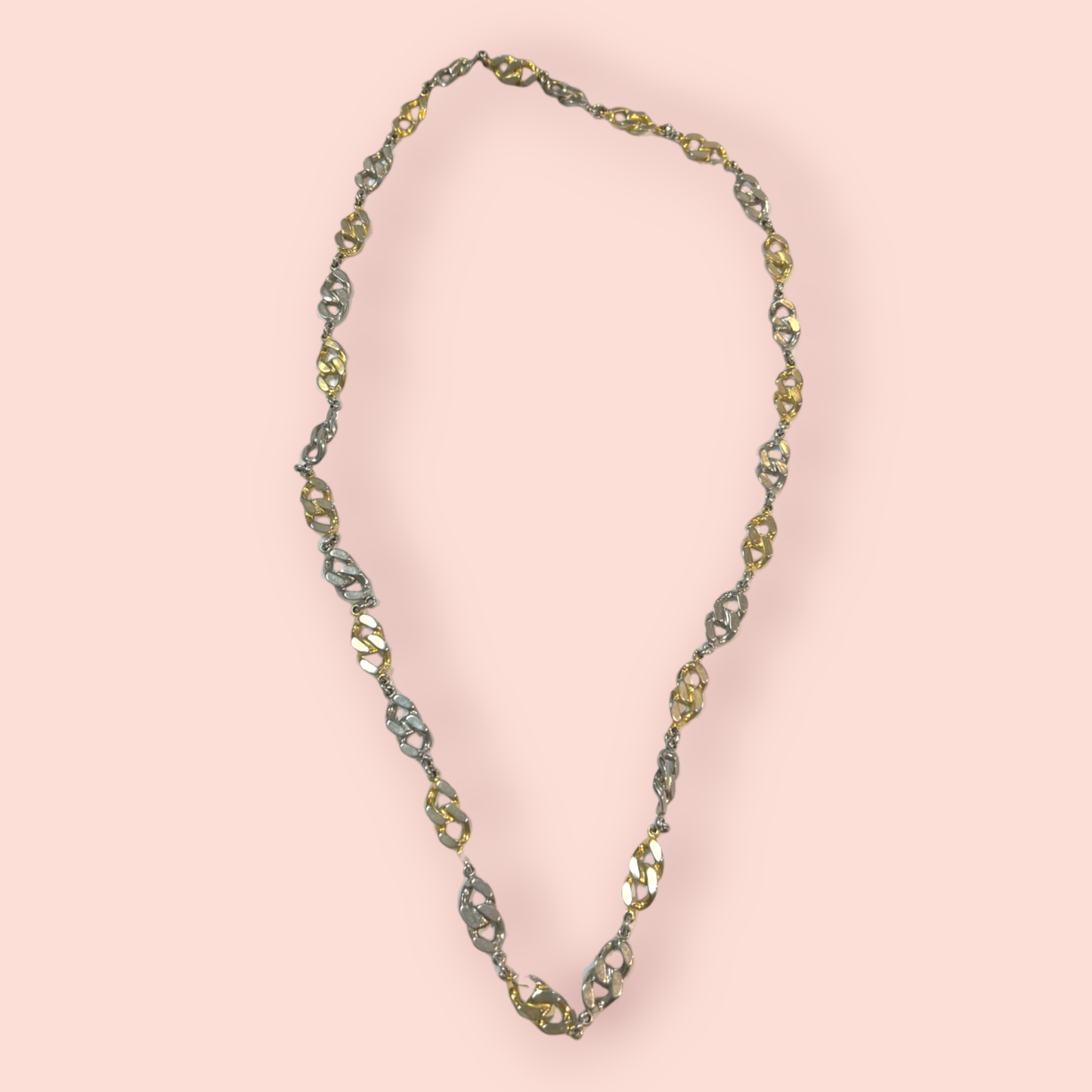 Halskette Silber und Gold