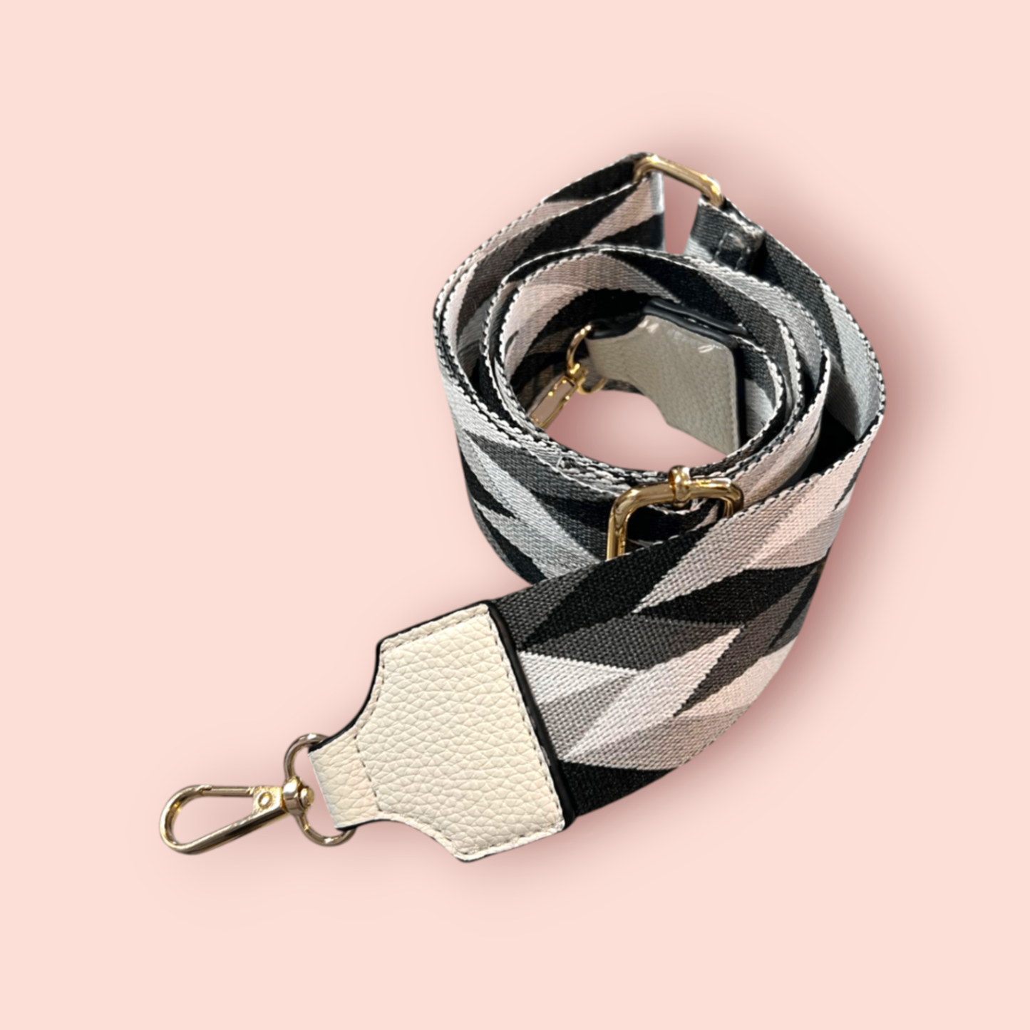 Taschengurt Schwarz Weiß