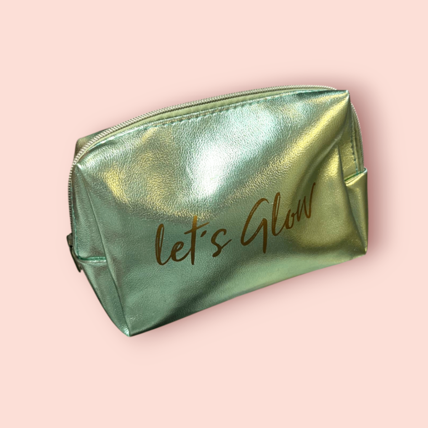 Kosmetiktasche Metallisch grün