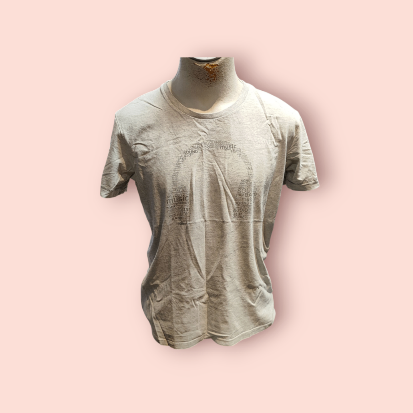 Indicode T-Shirt L Grau