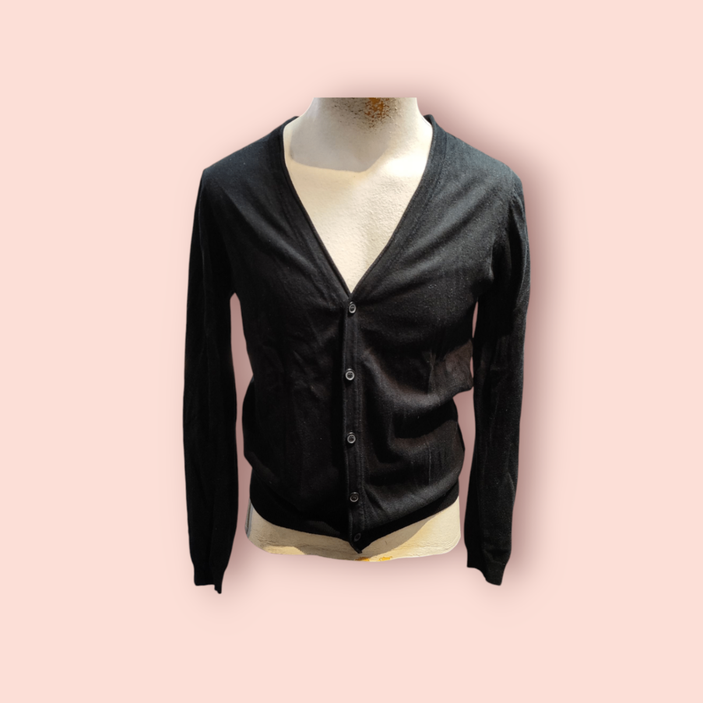 Bershka Strickjacke S Schwarz