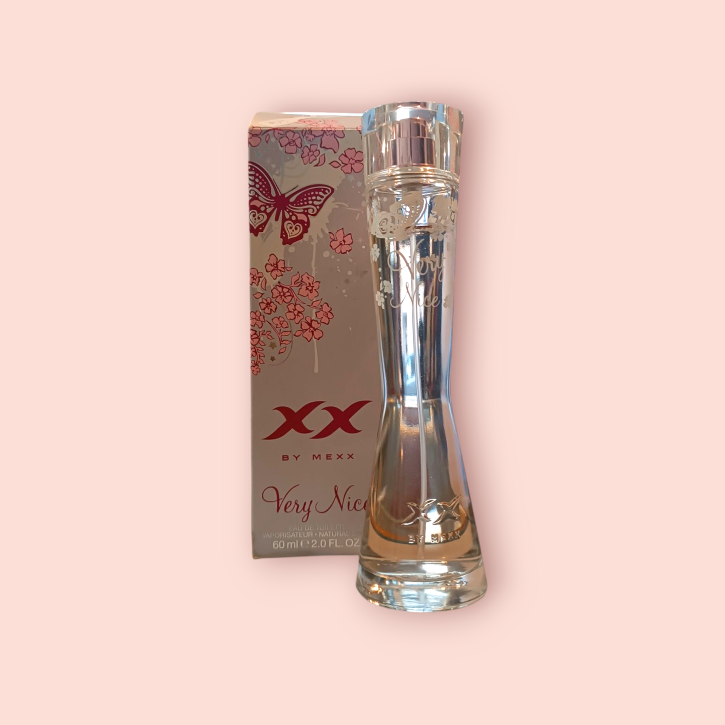 Mexx Parfüm Transparent mit silbernen Akzenten