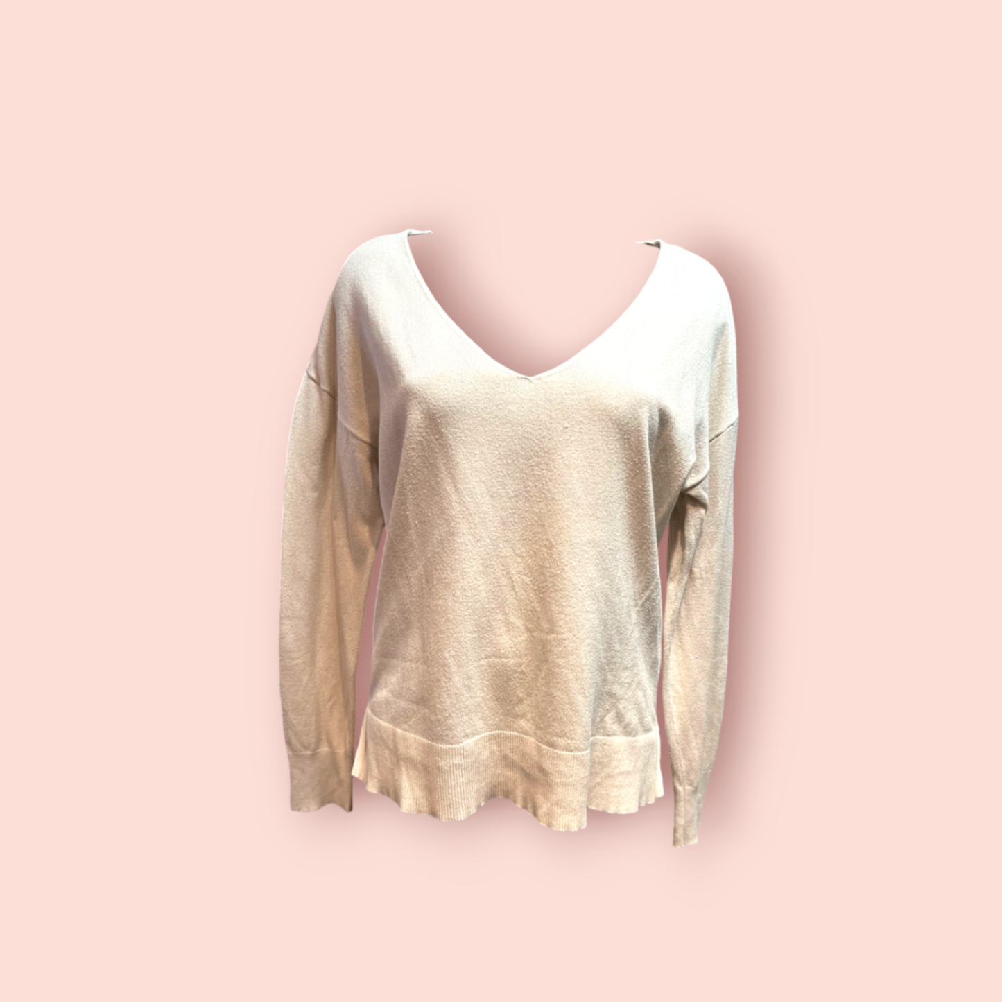 Amisu Pullover M Beige