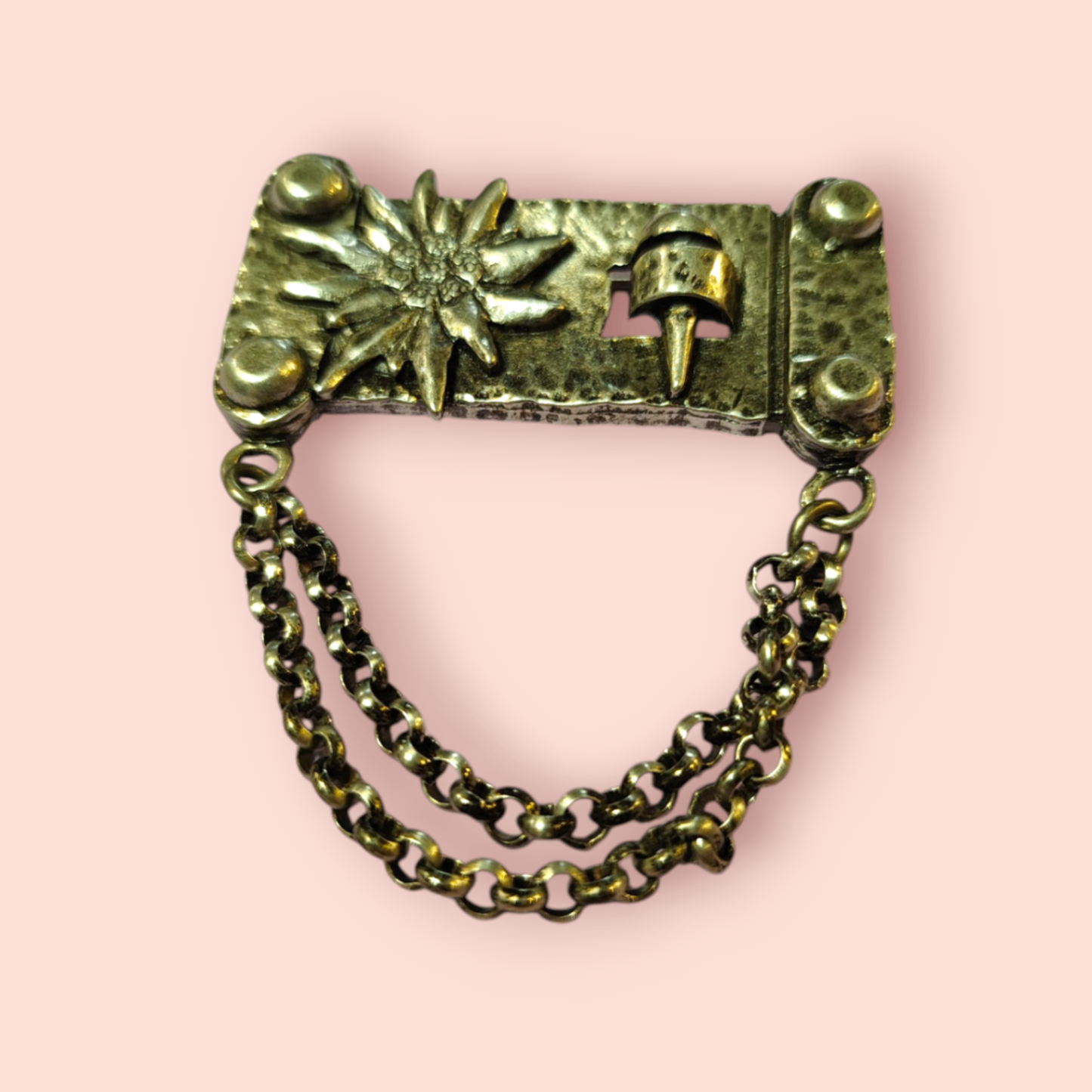 Trachten-Brosche Silber