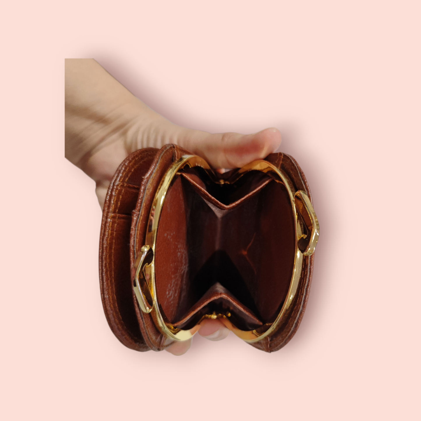 Vintage Leder Portemonnaie