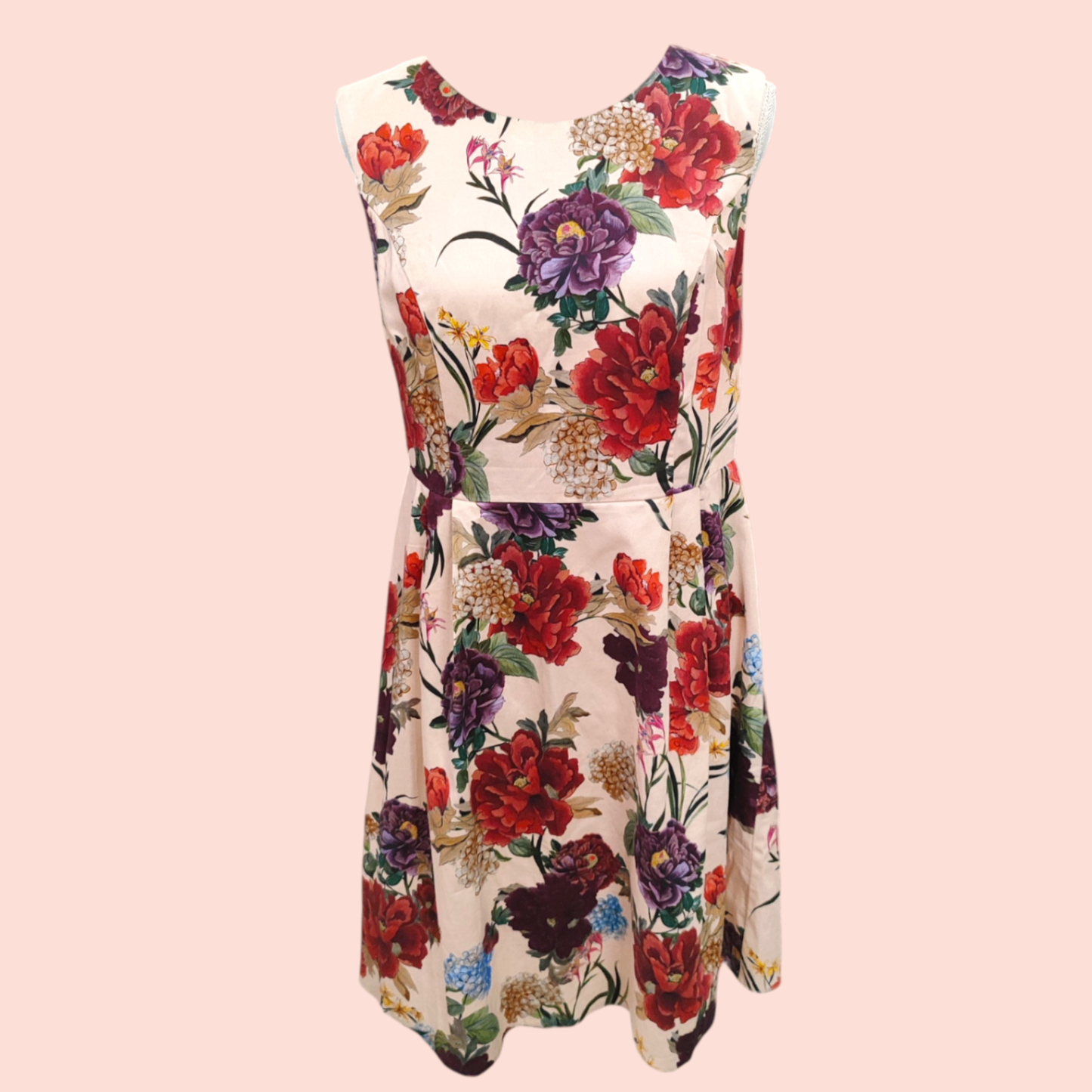 Montego Kleid M Rosa mit Bunt