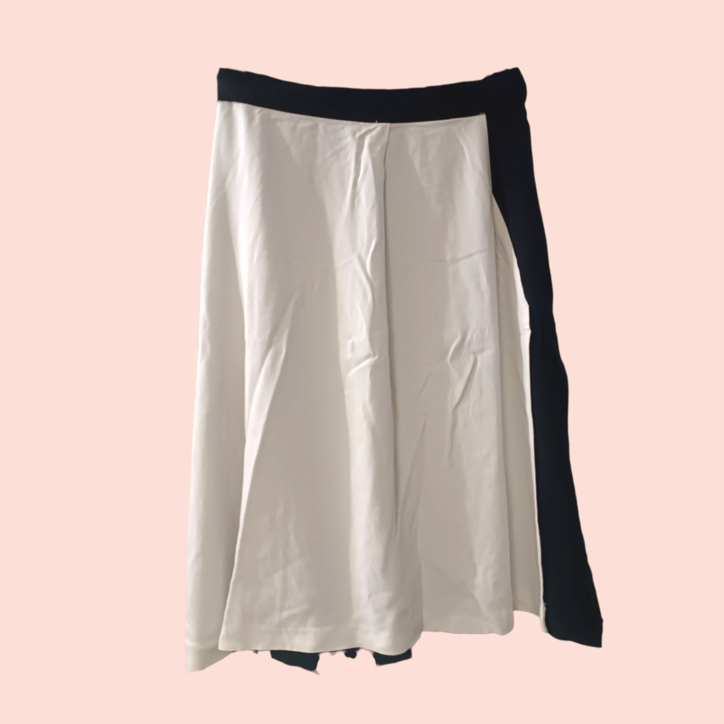 Zara basic Rock L Weiß & Schwarz