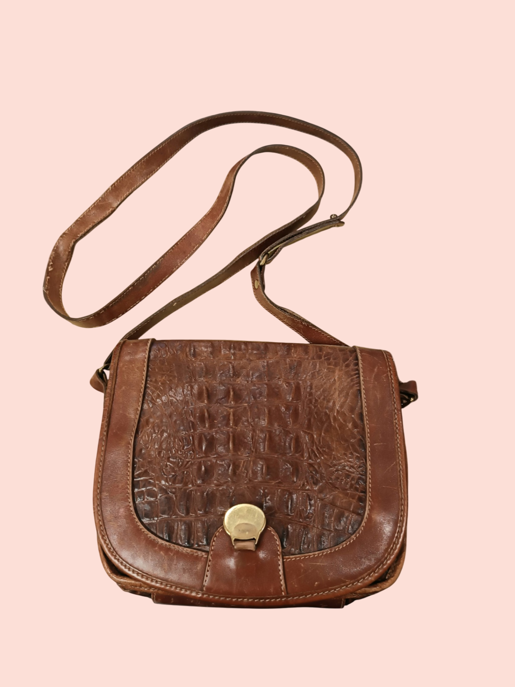 Ledertasche Braun