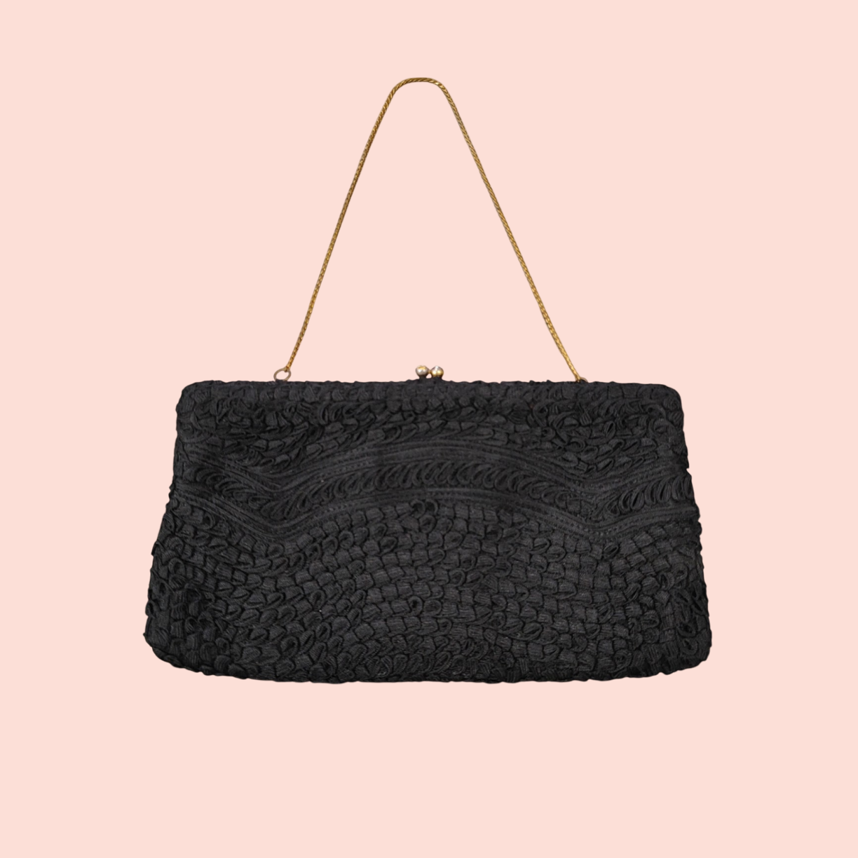 Vintage Abendtasche Schwarz