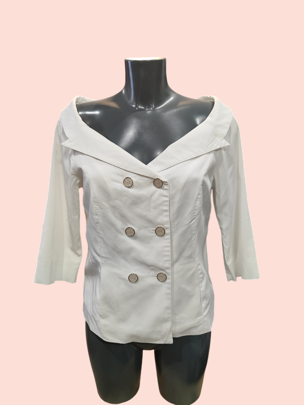 Jones Blazer S Cremeweiß