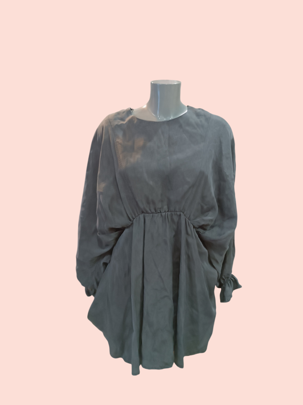 Kleid L/XL einfäbrig/gemustert
