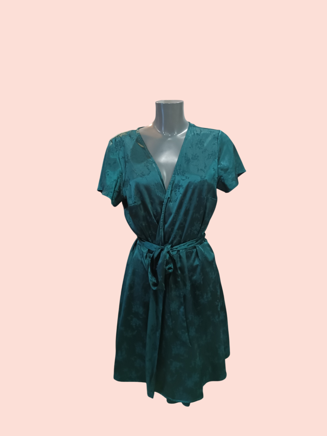 Kleid L/XL einfäbrig/gemustert