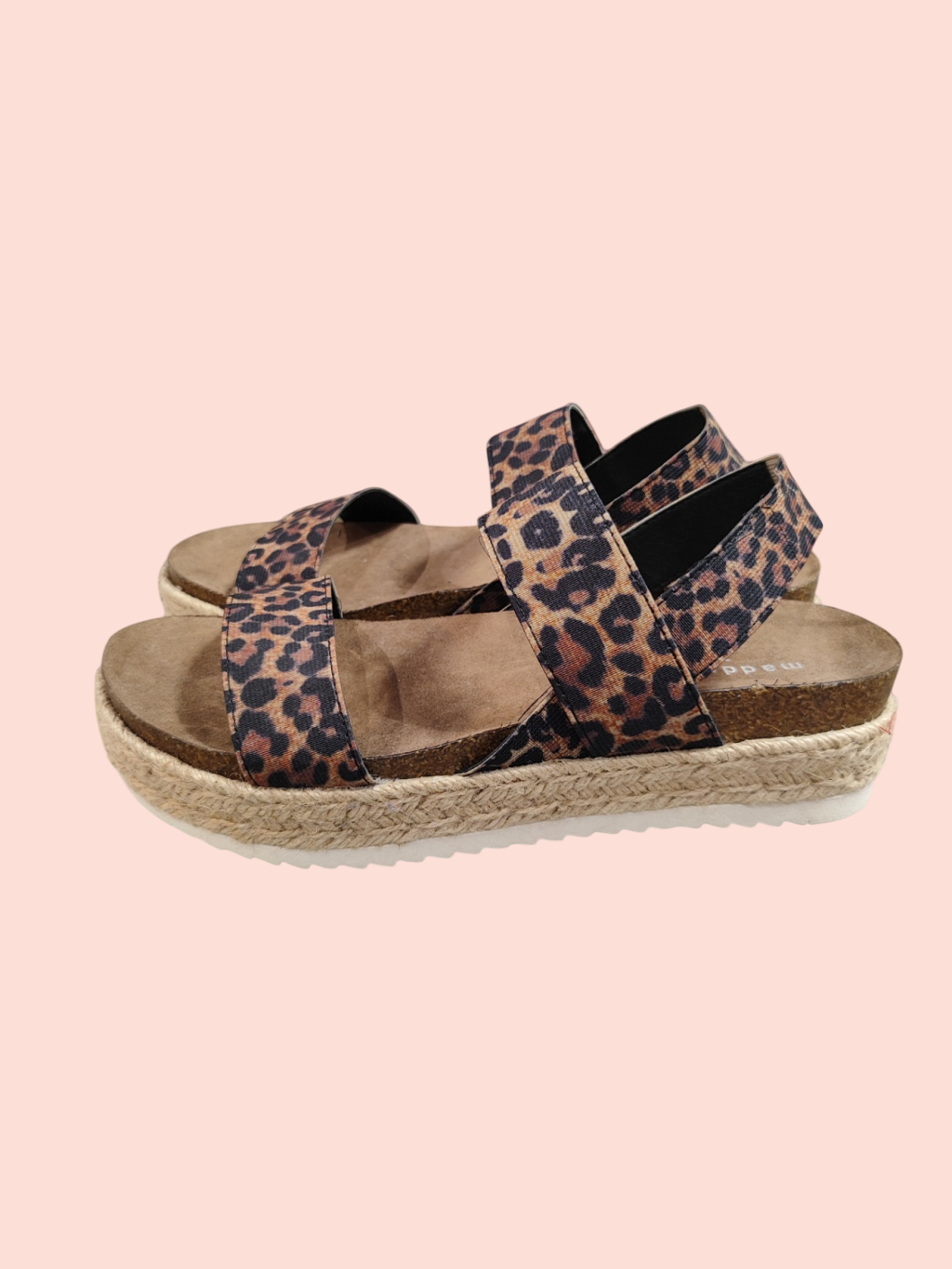 madden girl Sandalen 40 Beige mit Leoprint