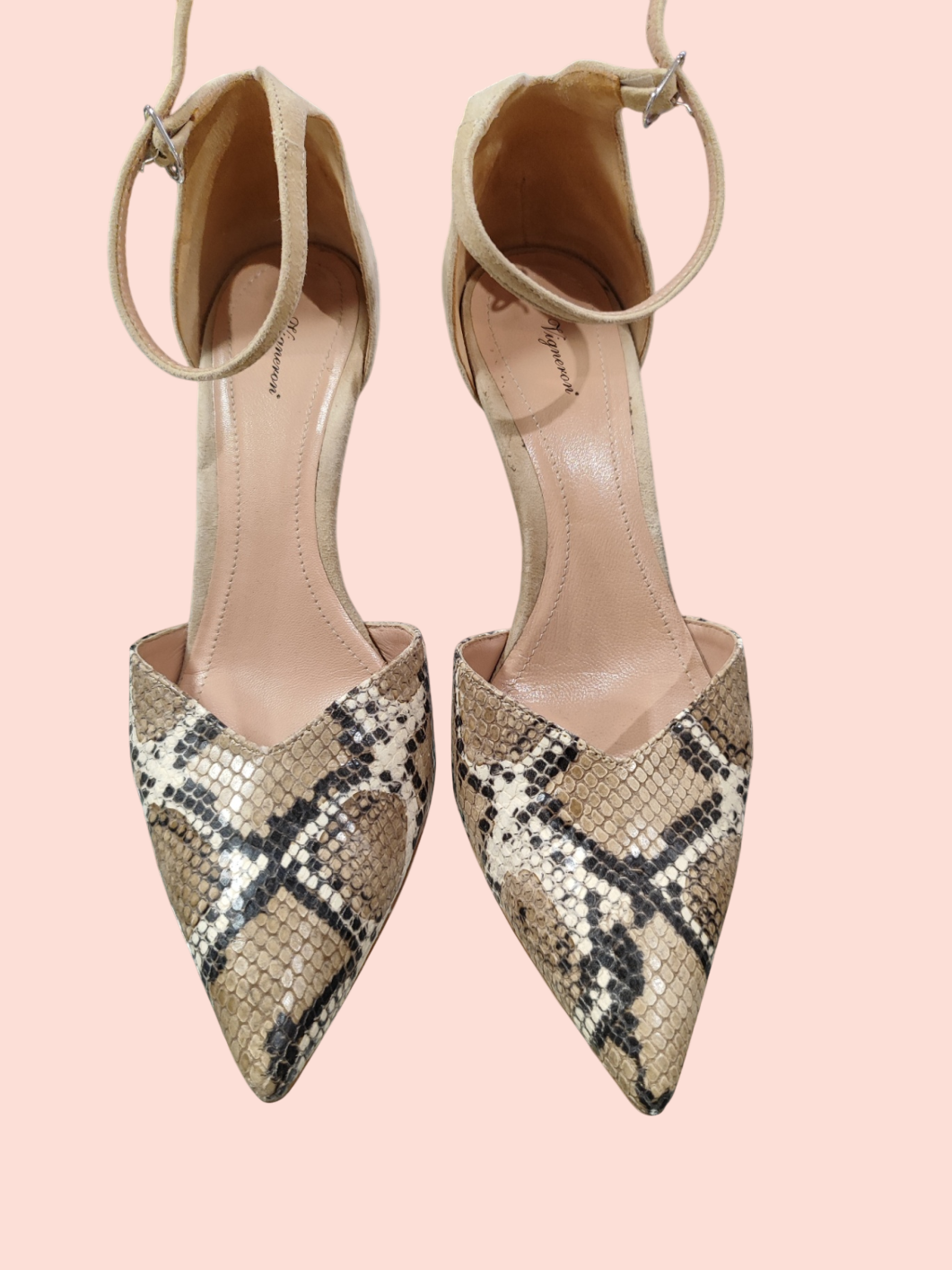 Vigneron Pumps Beige, Schwarz