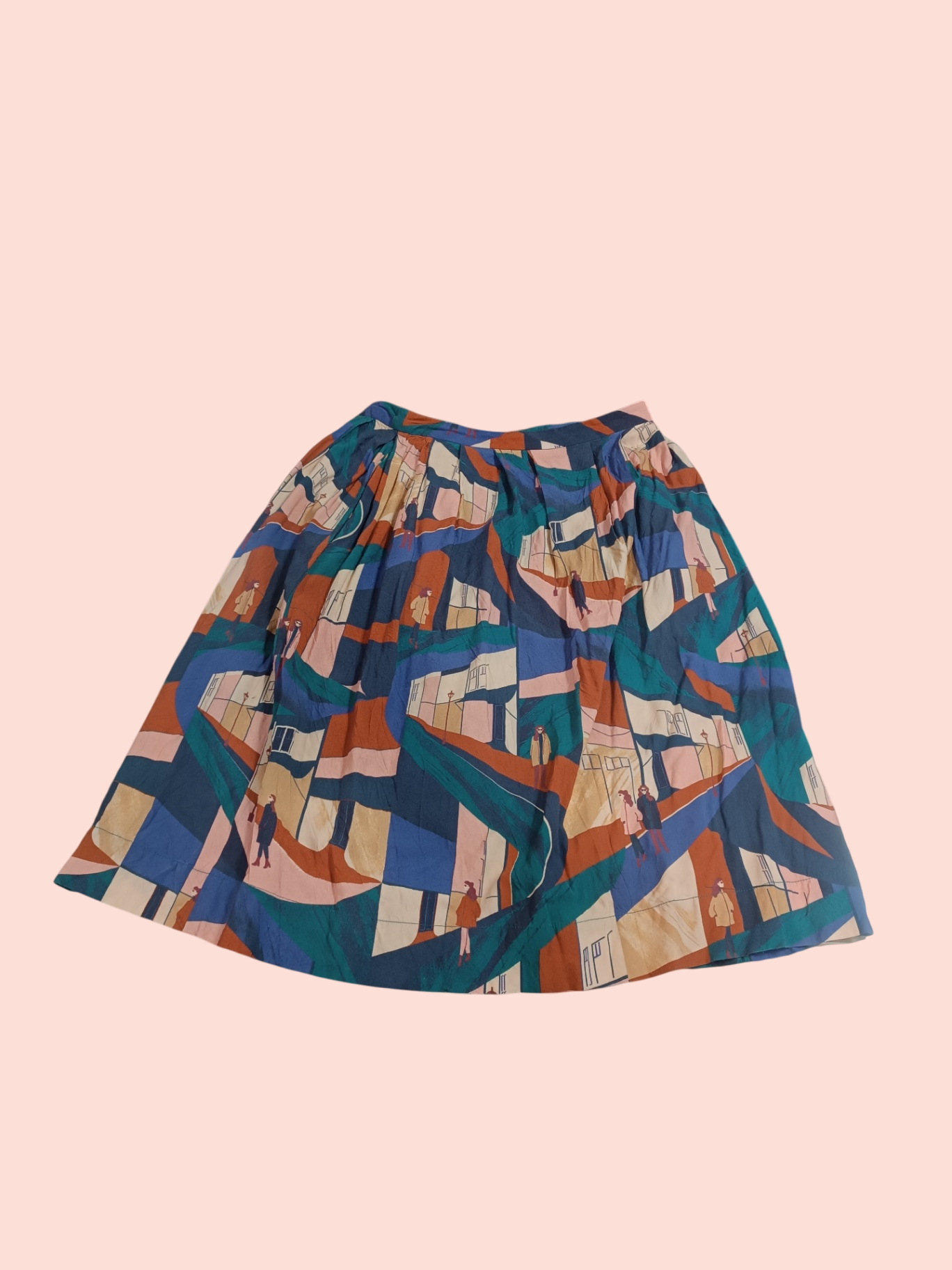 Emily and Fin Faye Skirt City Streets Rock S Mehrfarbig (Blau, Braun, Beige, Rosa, Dunkelgrün)